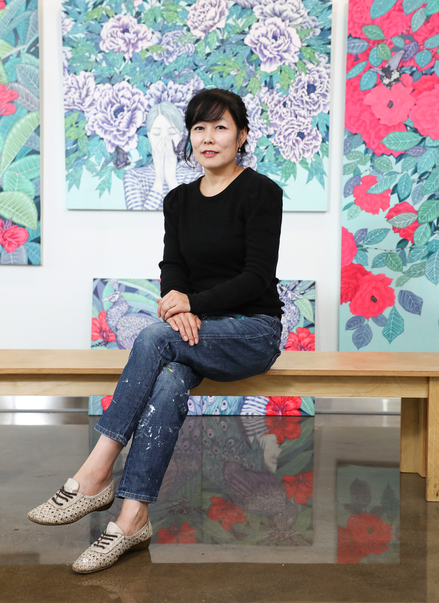 황인란;황인란작가;화가;아티스트;한국미술응원프로젝트;화가의방;그림