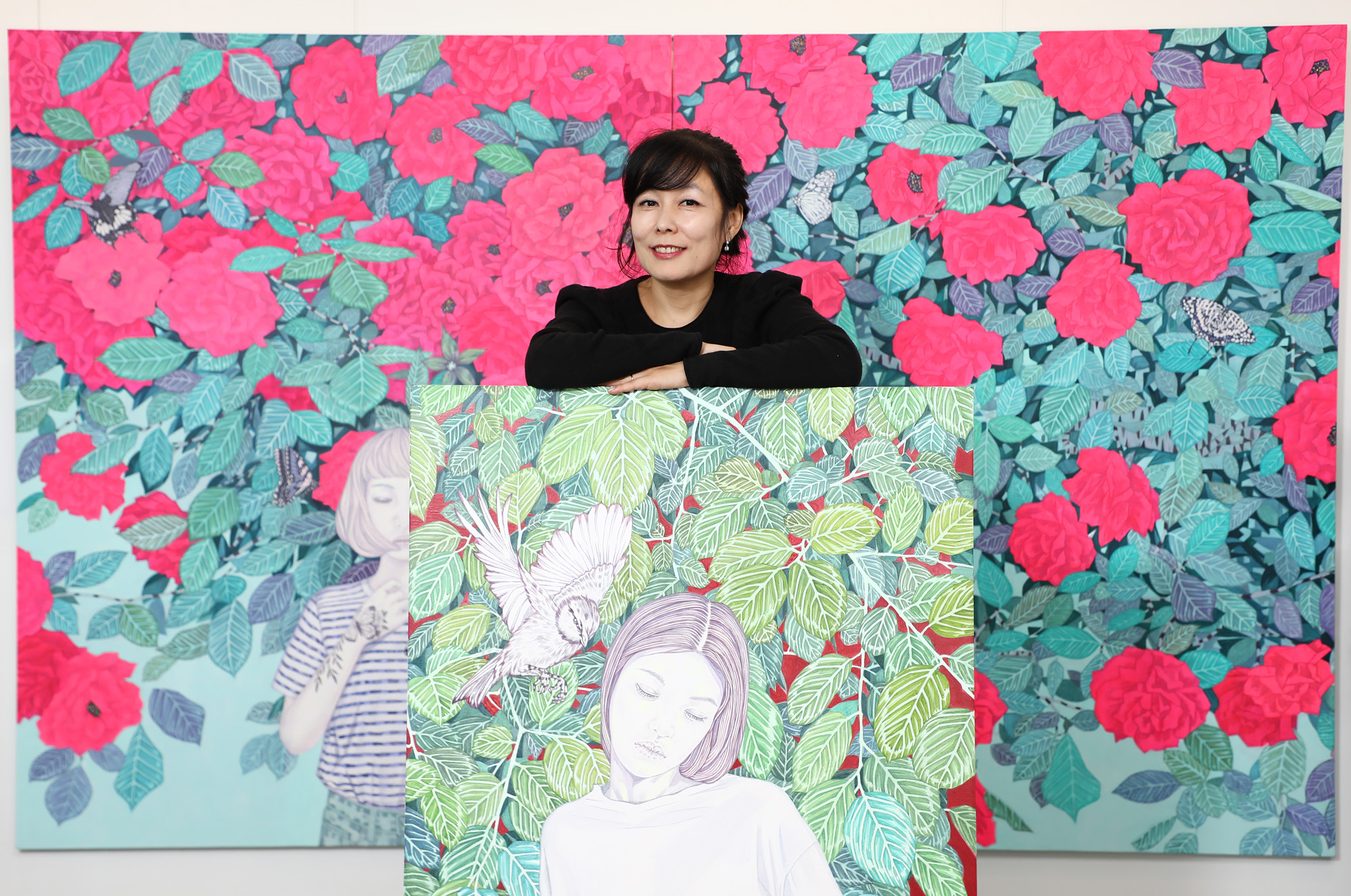 황인란;황인란작가;화가;아티스트;한국미술응원프로젝트;화가의방;그림