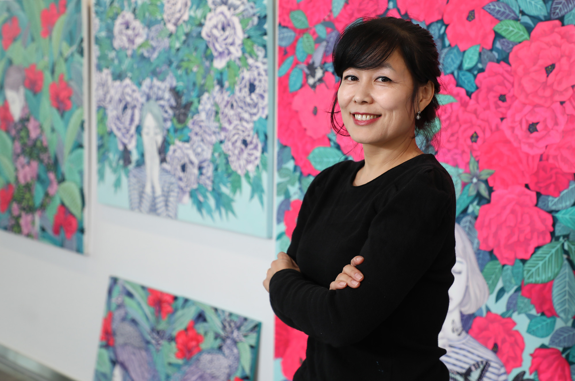 황인란;황인란작가;화가;아티스트;한국미술응원프로젝트;화가의방;그림