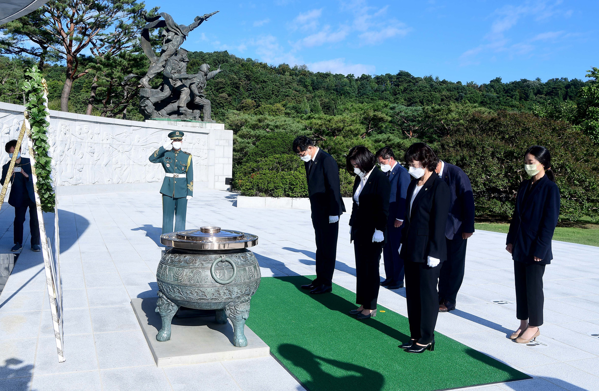정치;정당;정의당;심상정;대선후보;현충원