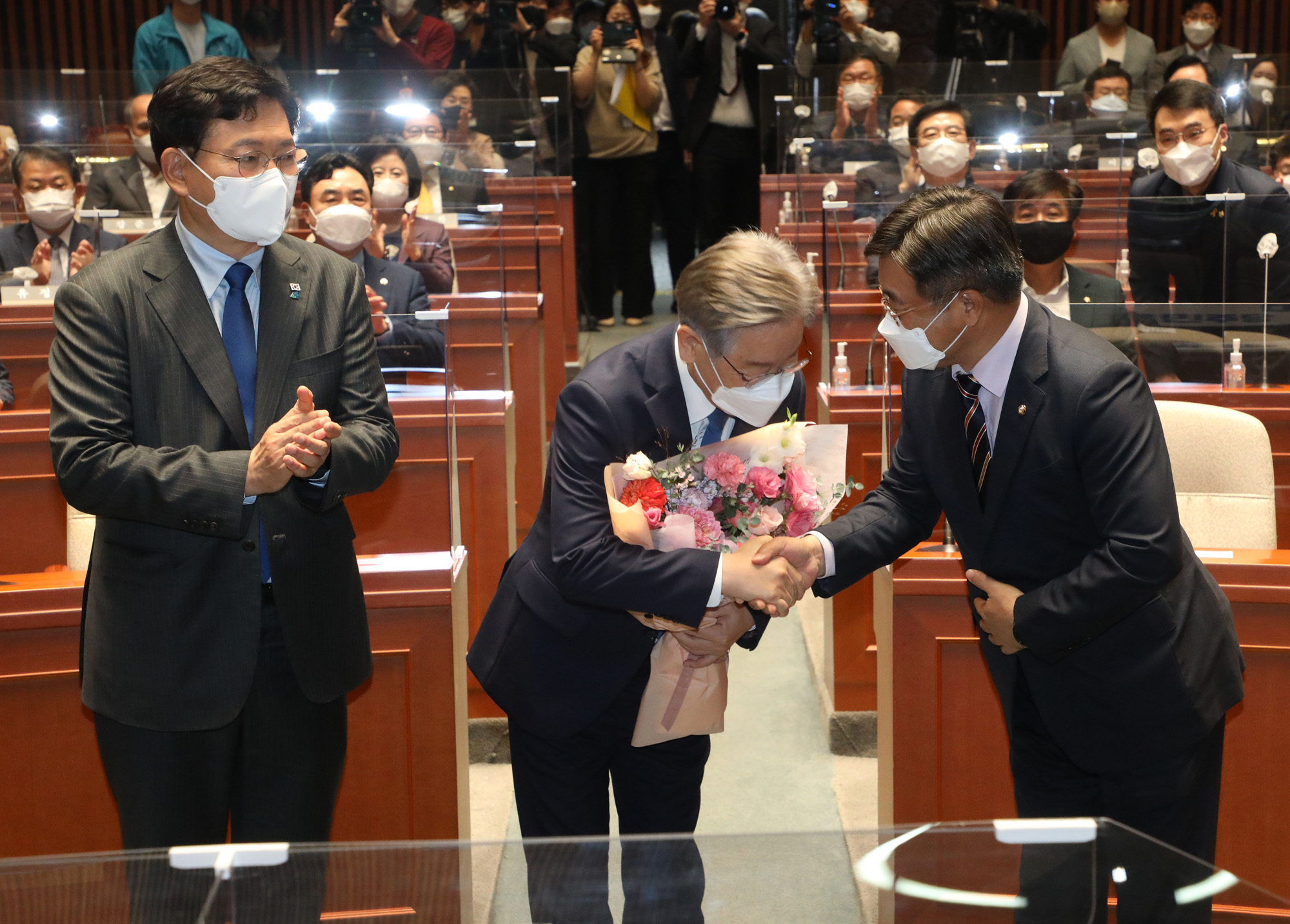 정치;정당;더불어민주당;의원총회;의총