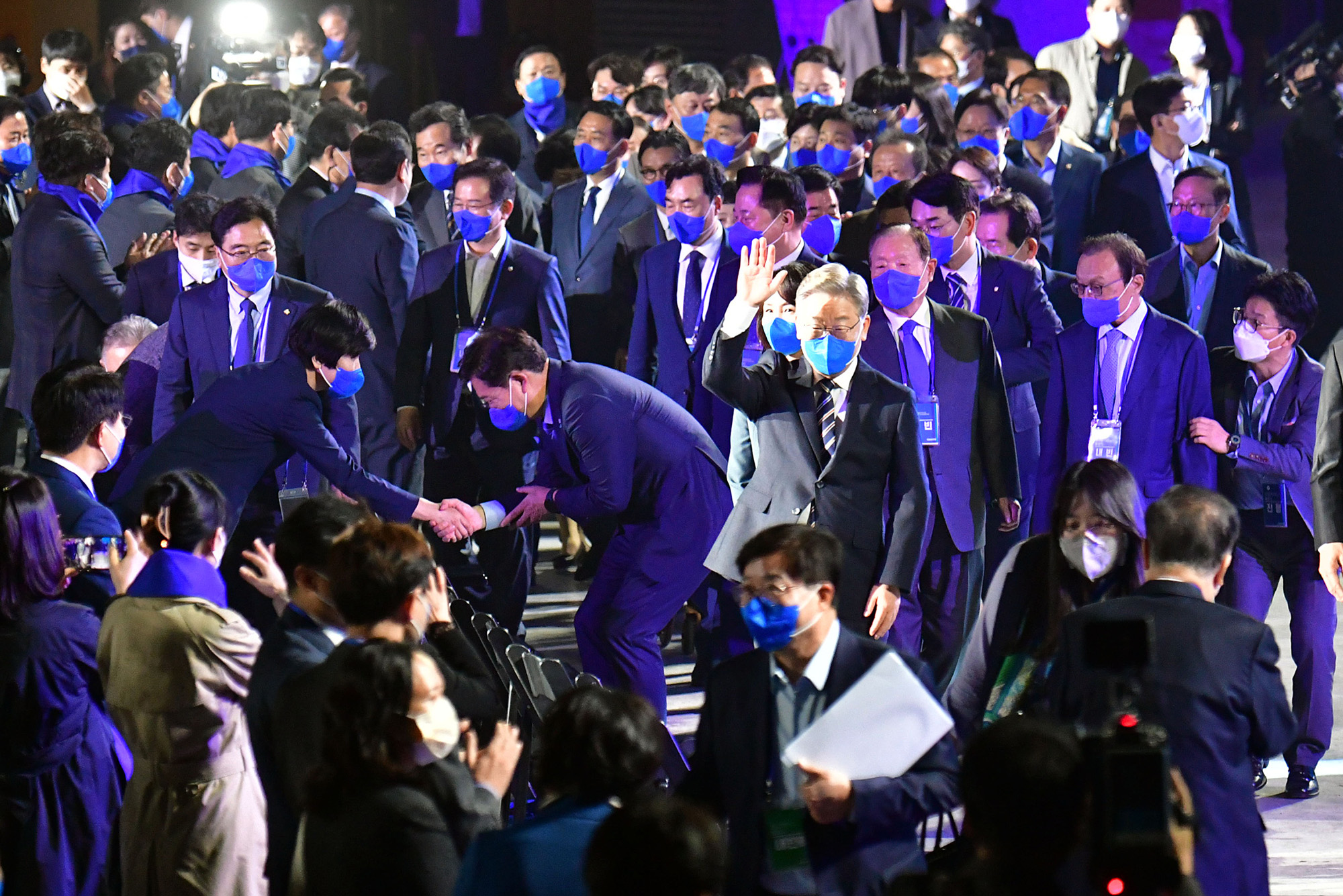 정치;정당;더불어민주당;이재명;대선후보;선거대책위원회;출범식