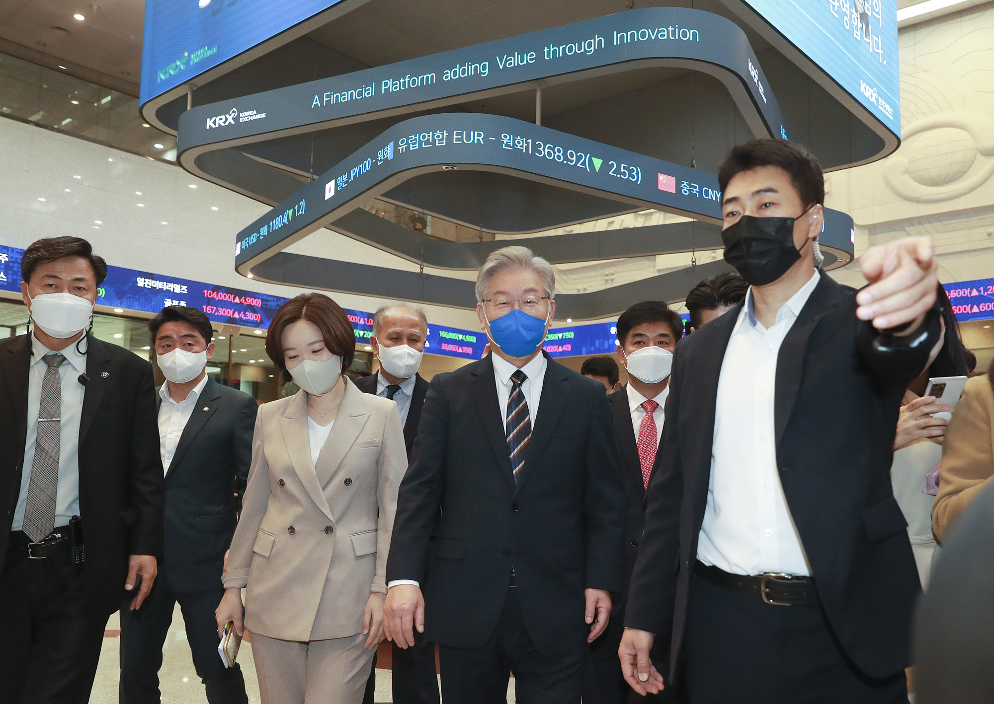 정치;정당;더불어민주당;이재명;대선후보;한국거래소