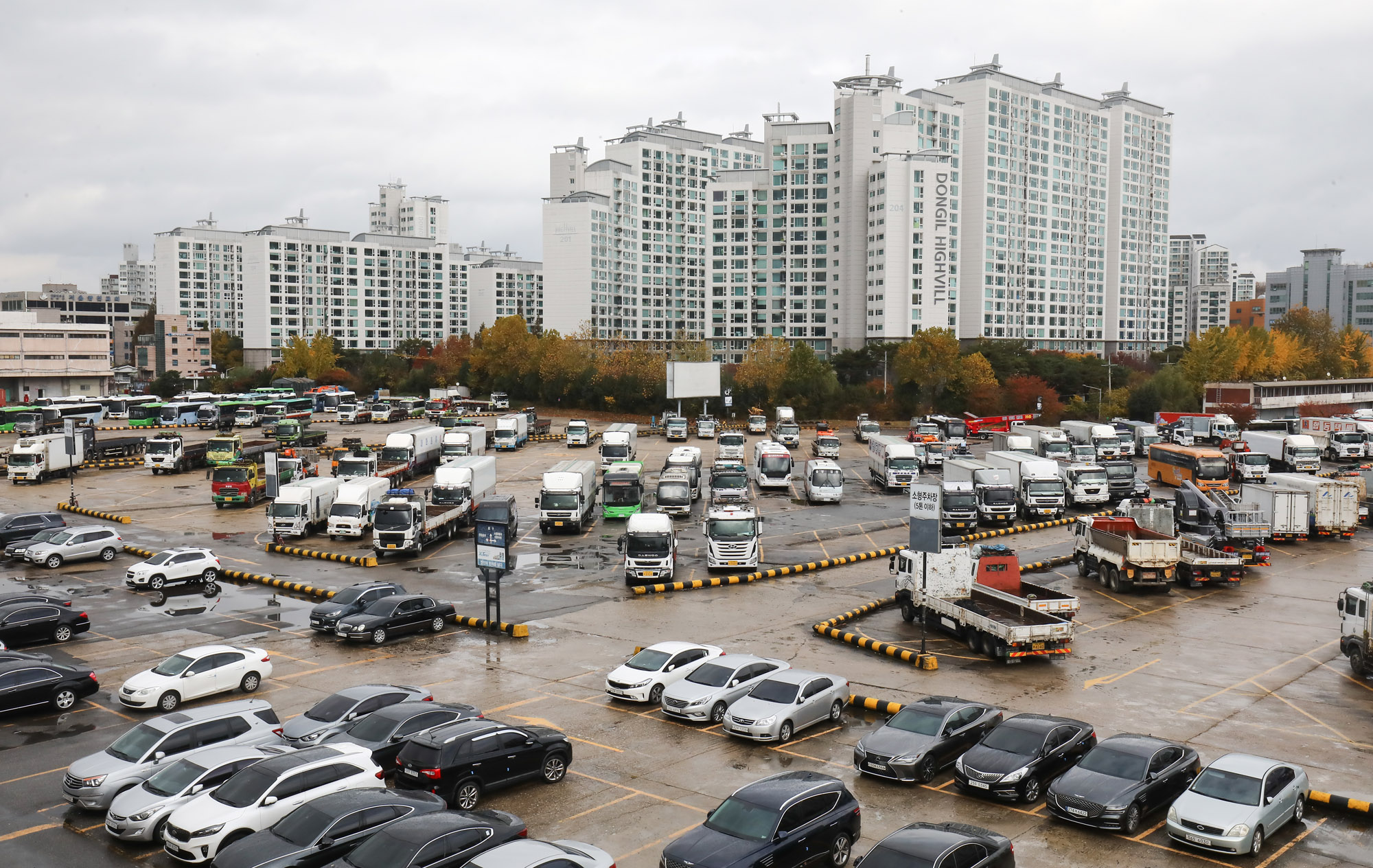 요소수;요소수화물트럭;서부트럭터미널