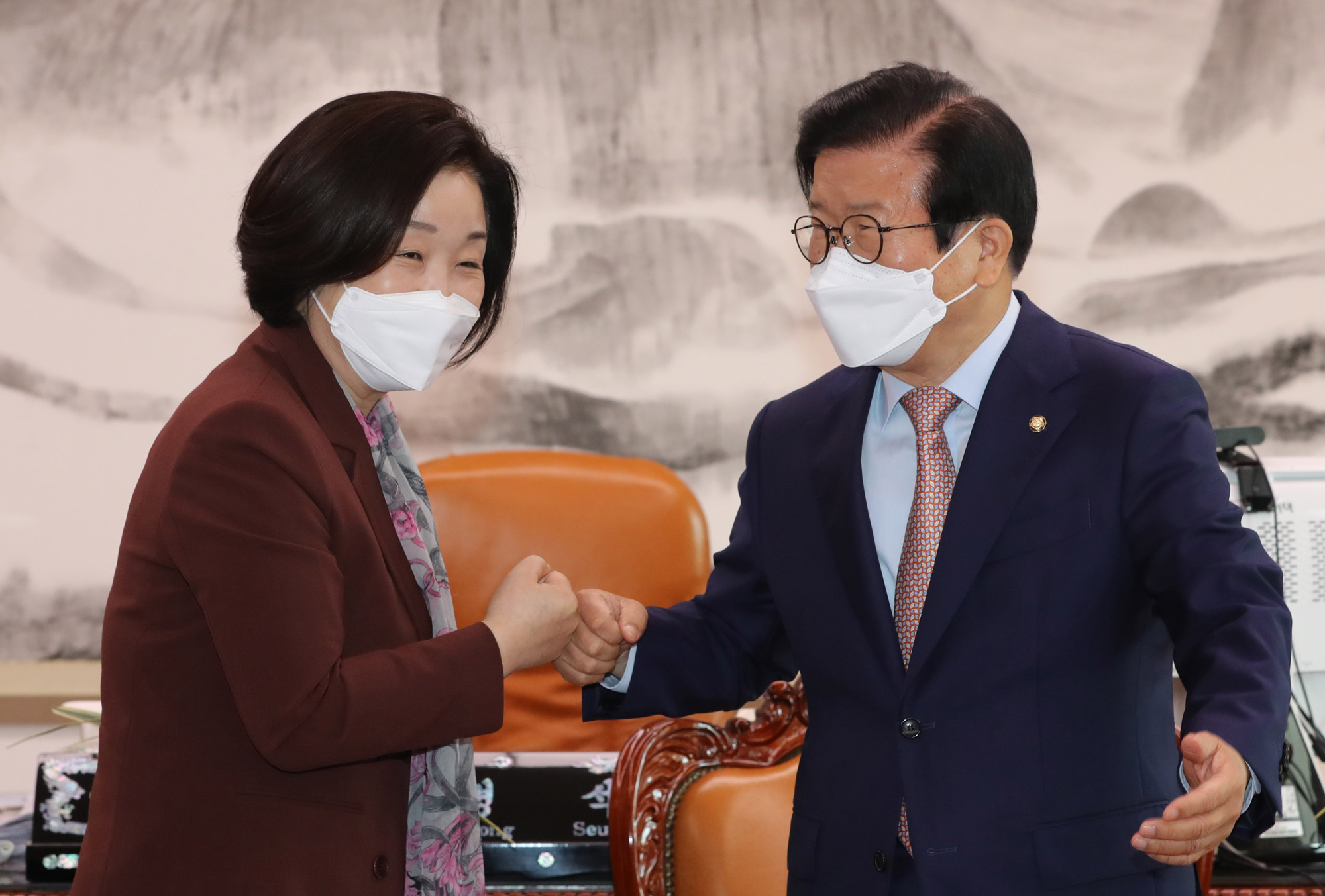 정치;정당;정의당;심상정;대선후보;박병석;국회의장;예방