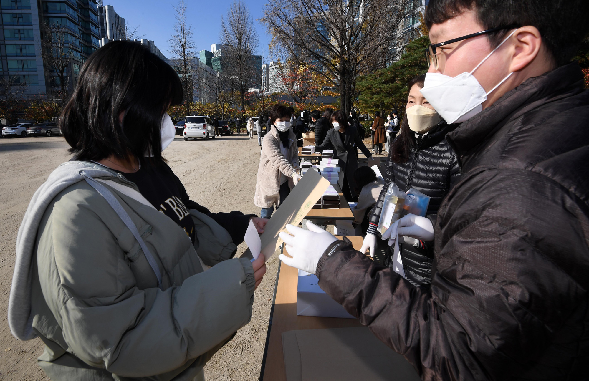 수능 예비소집 및 수험표배포