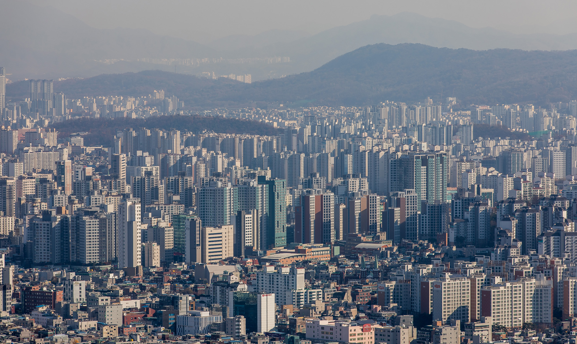 경제;부동산;아파트;서울아파트;서울시내아파트;아파트단지전경;남산