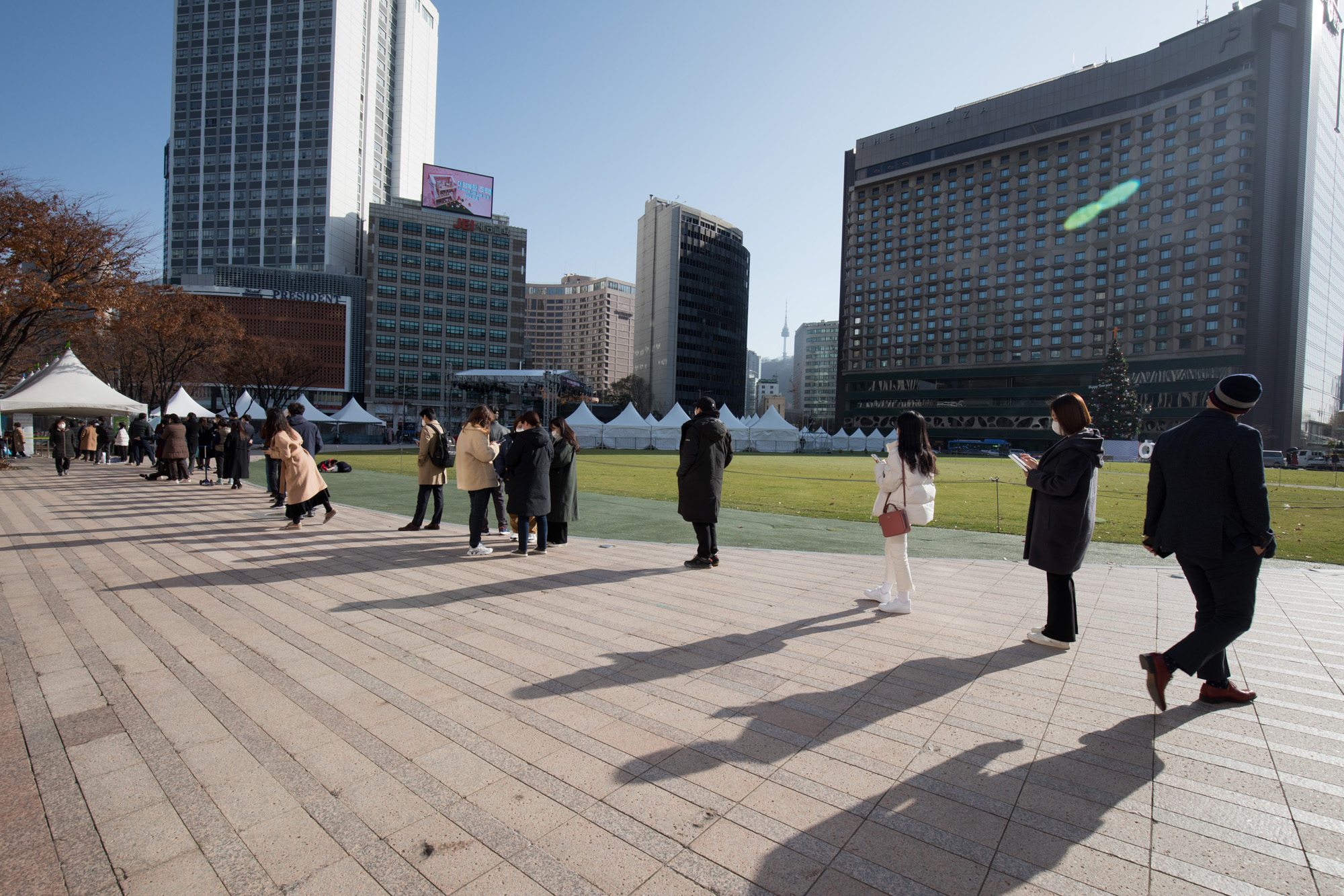 사회;세태;코로나19;선별진료소;선별검사소;서울광장;서울시청