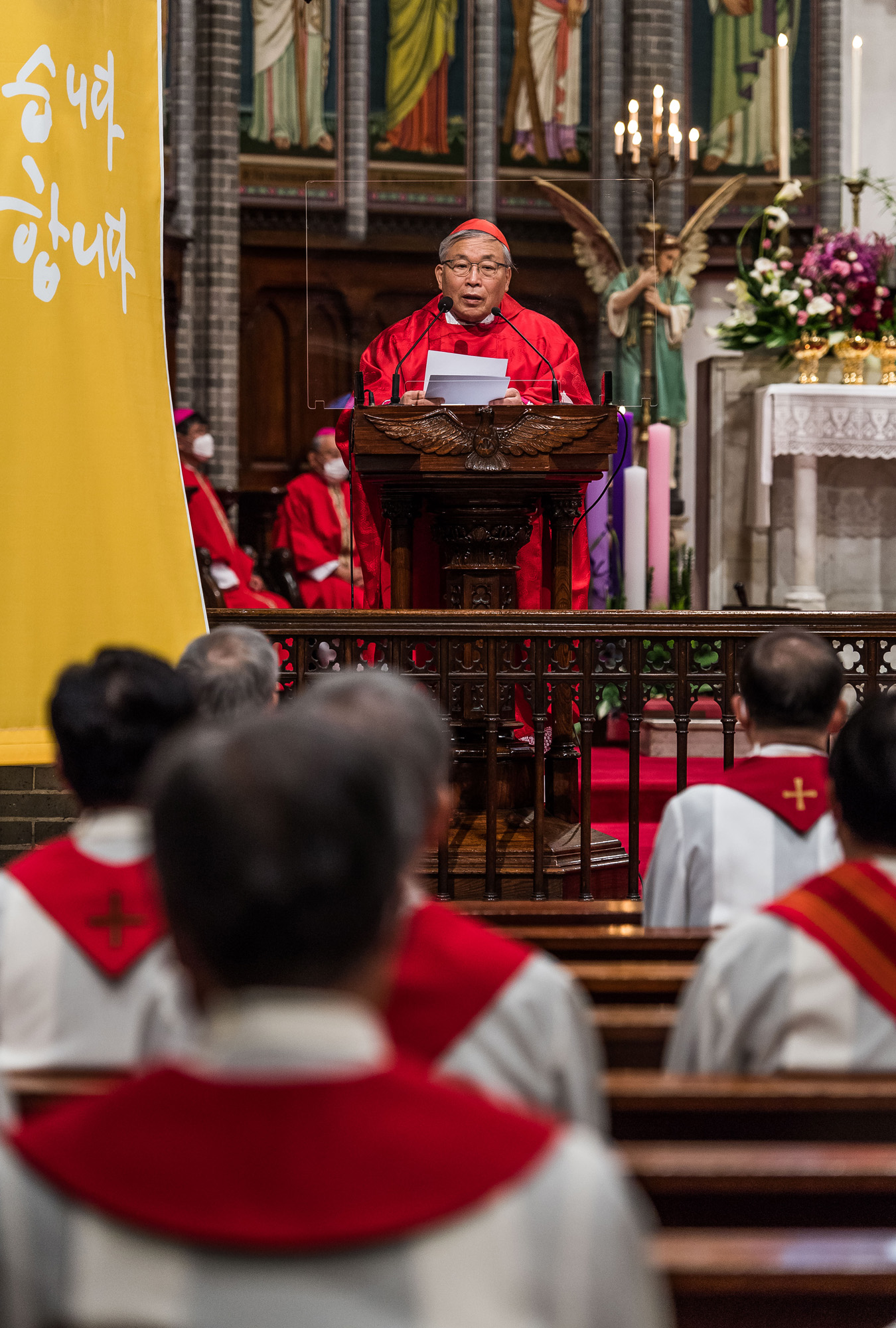 종교;천주교;가톨릭;가톨릭교회;염수정추기경;천주교서울대교구장;명동대성당;염수정추기경이임감사미사