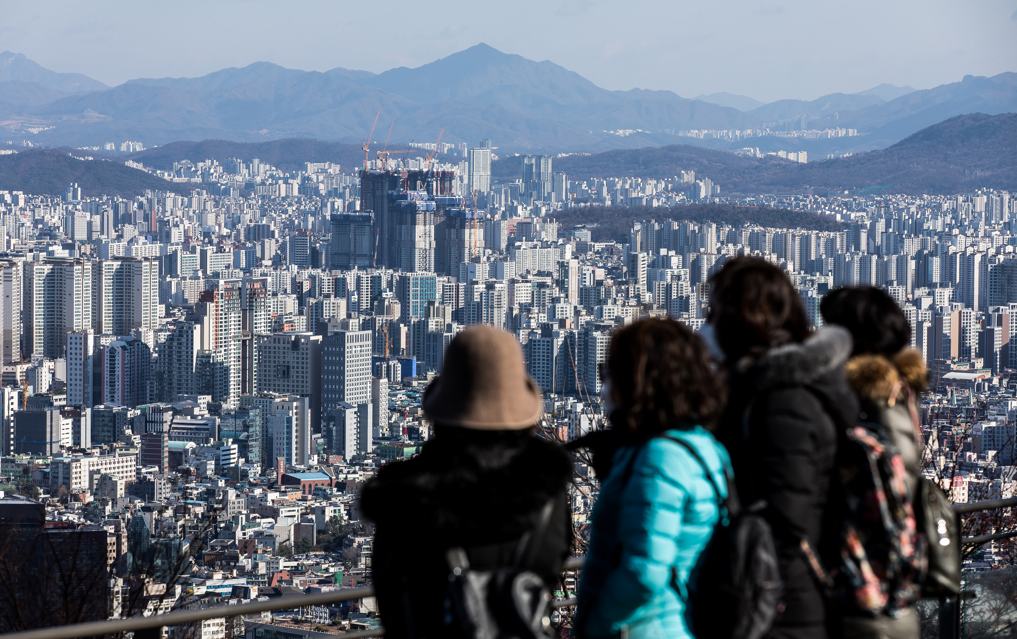 경제;부동산;아파트;서울아파트;서울시내아파트;아파트단지전경;남산