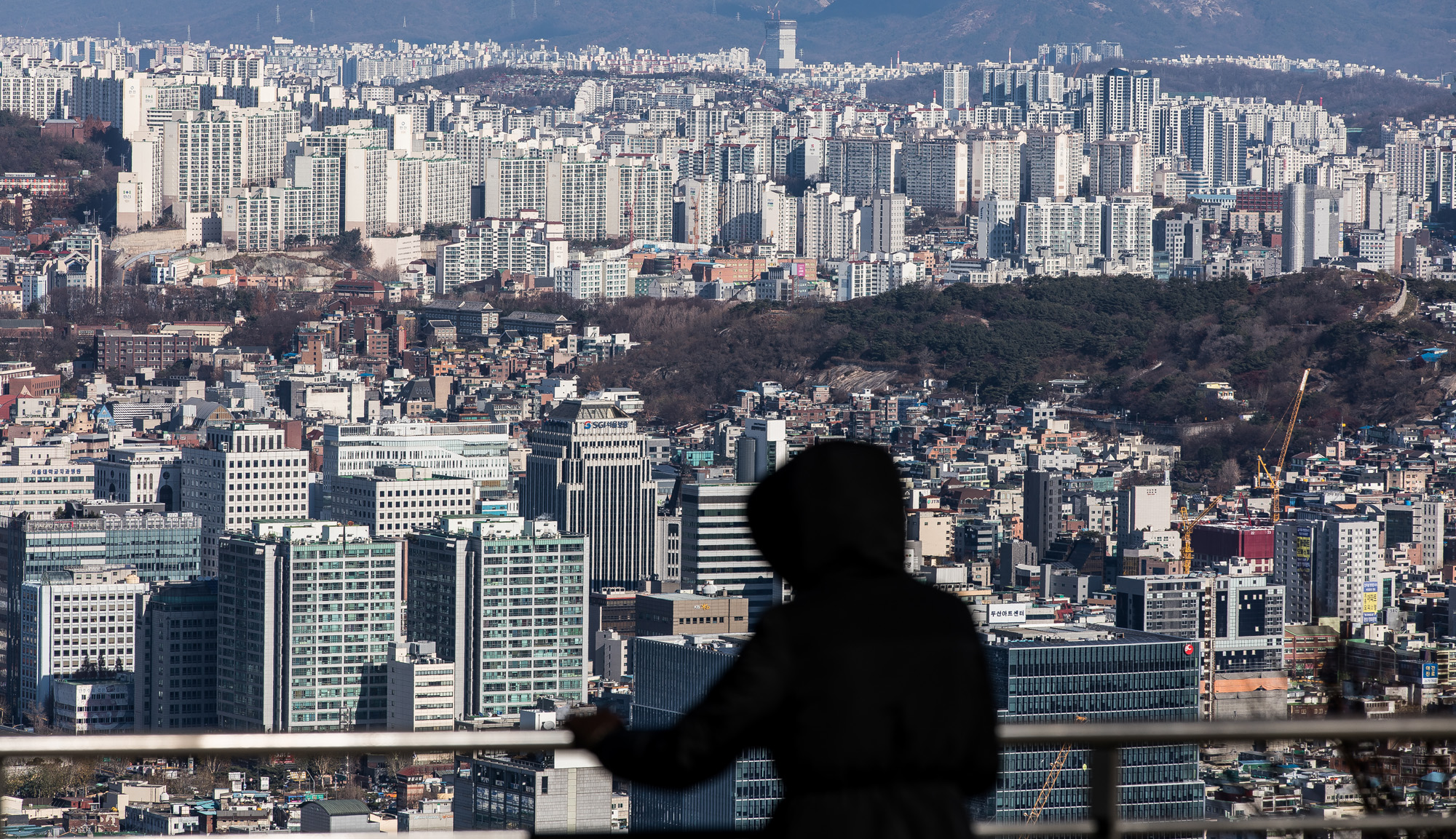 경제;부동산;아파트;서울아파트;서울시내아파트;아파트단지전경;남산