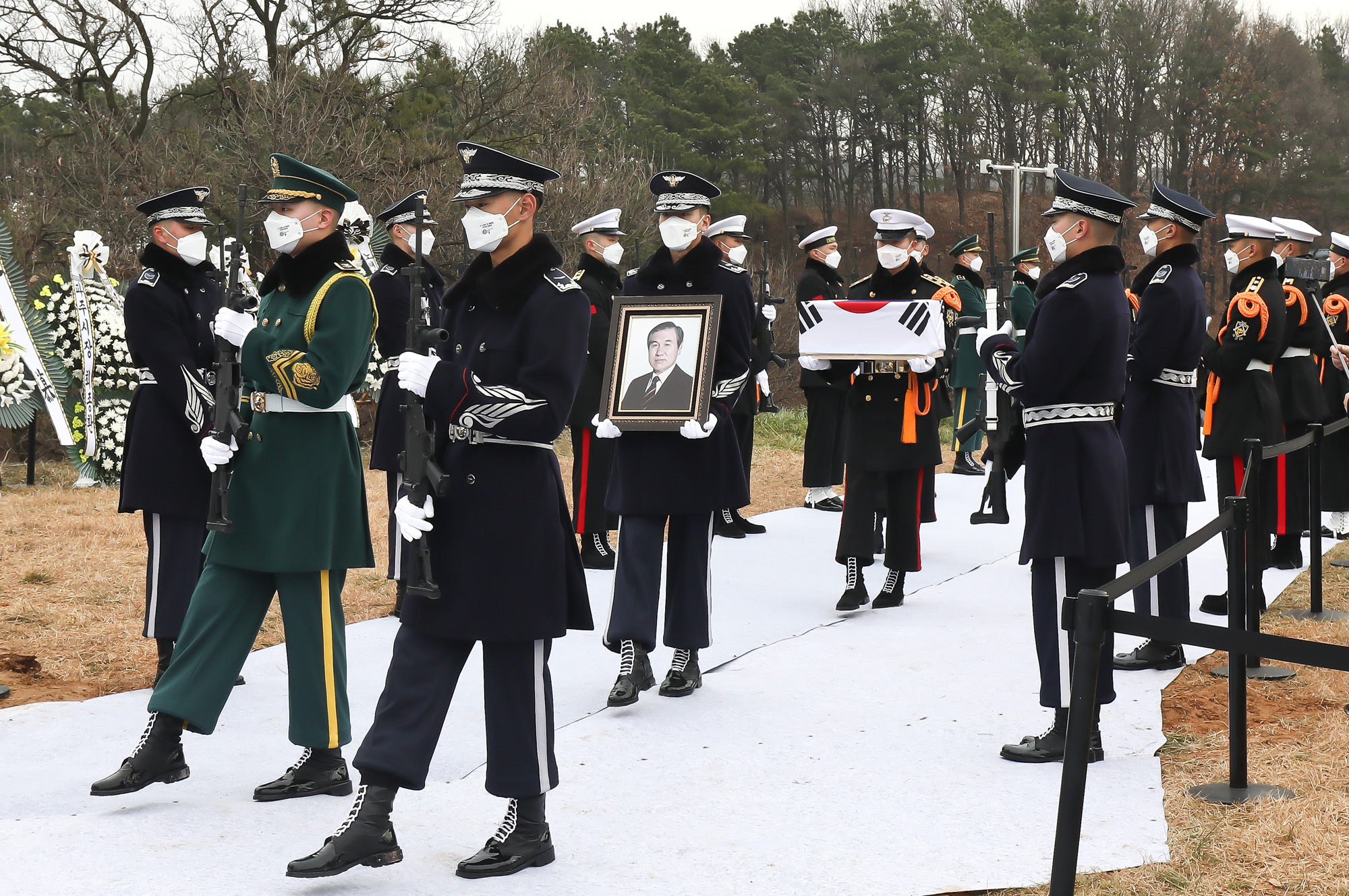 고 노태우 전 대통령 안장식