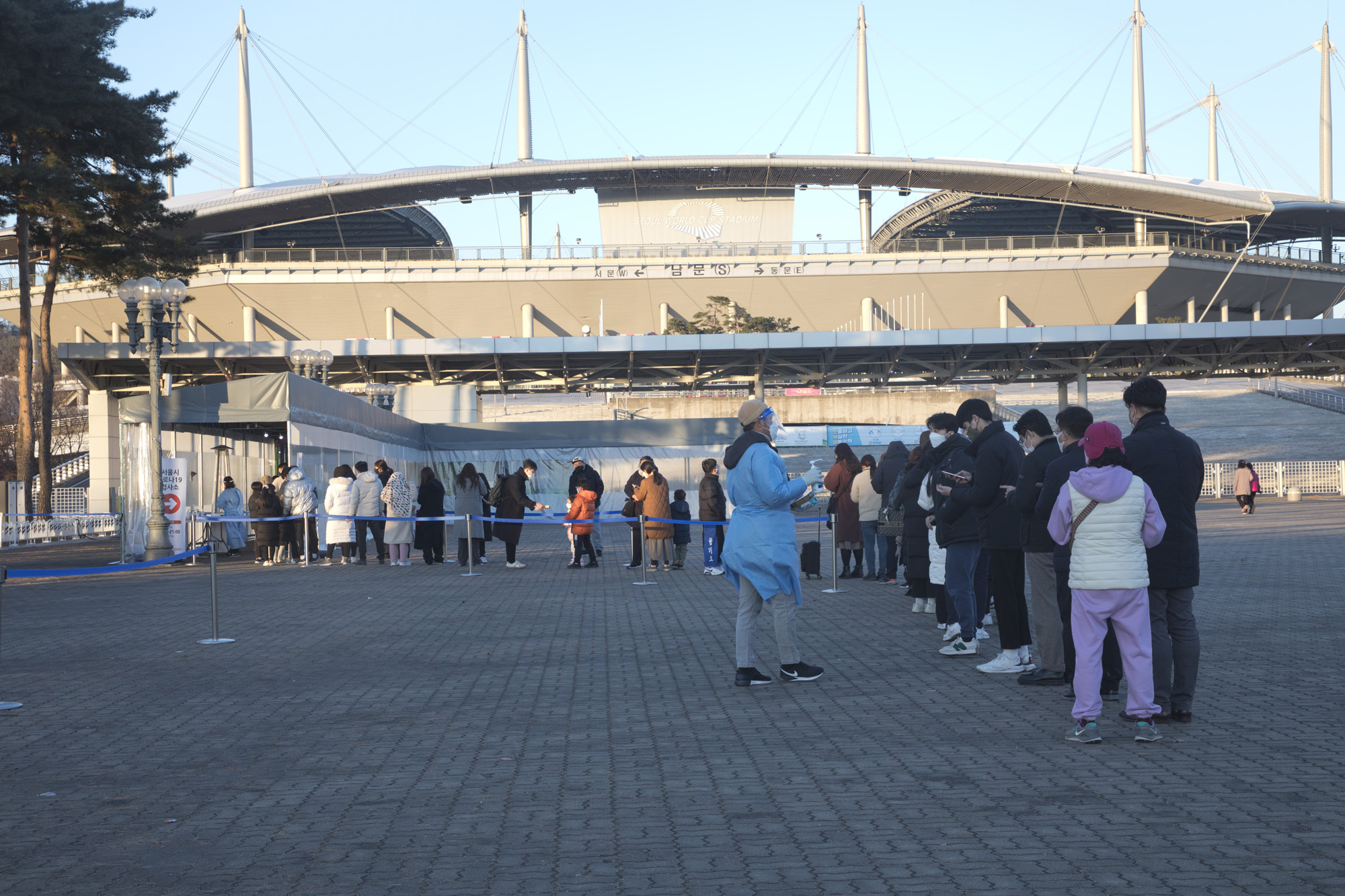 사회;세태;코로나19;전염병;선별진료소;월드컵공원