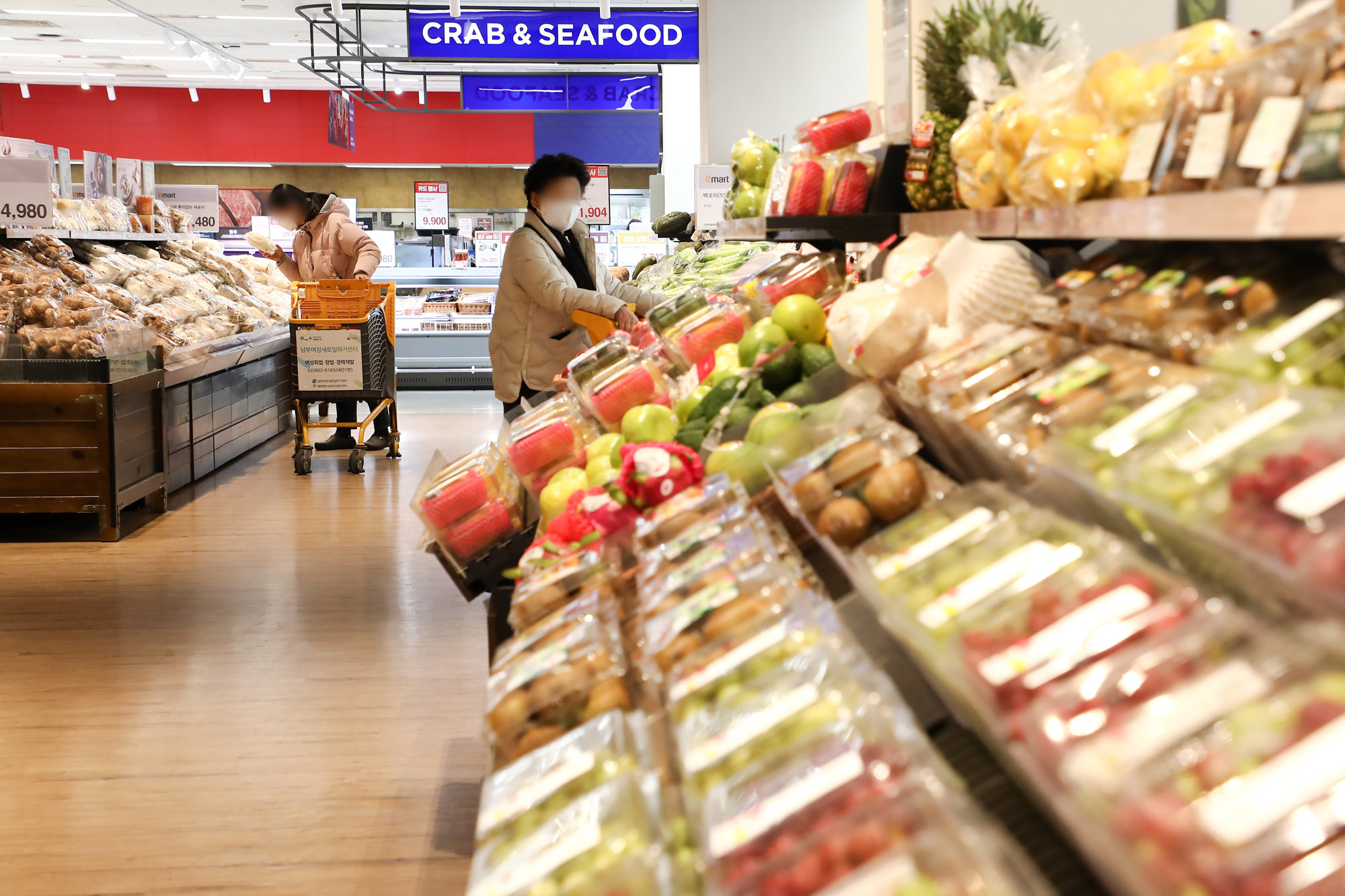 경제;마트물가;물가;소비자물가;마트;이마트;과일물가;채소물가