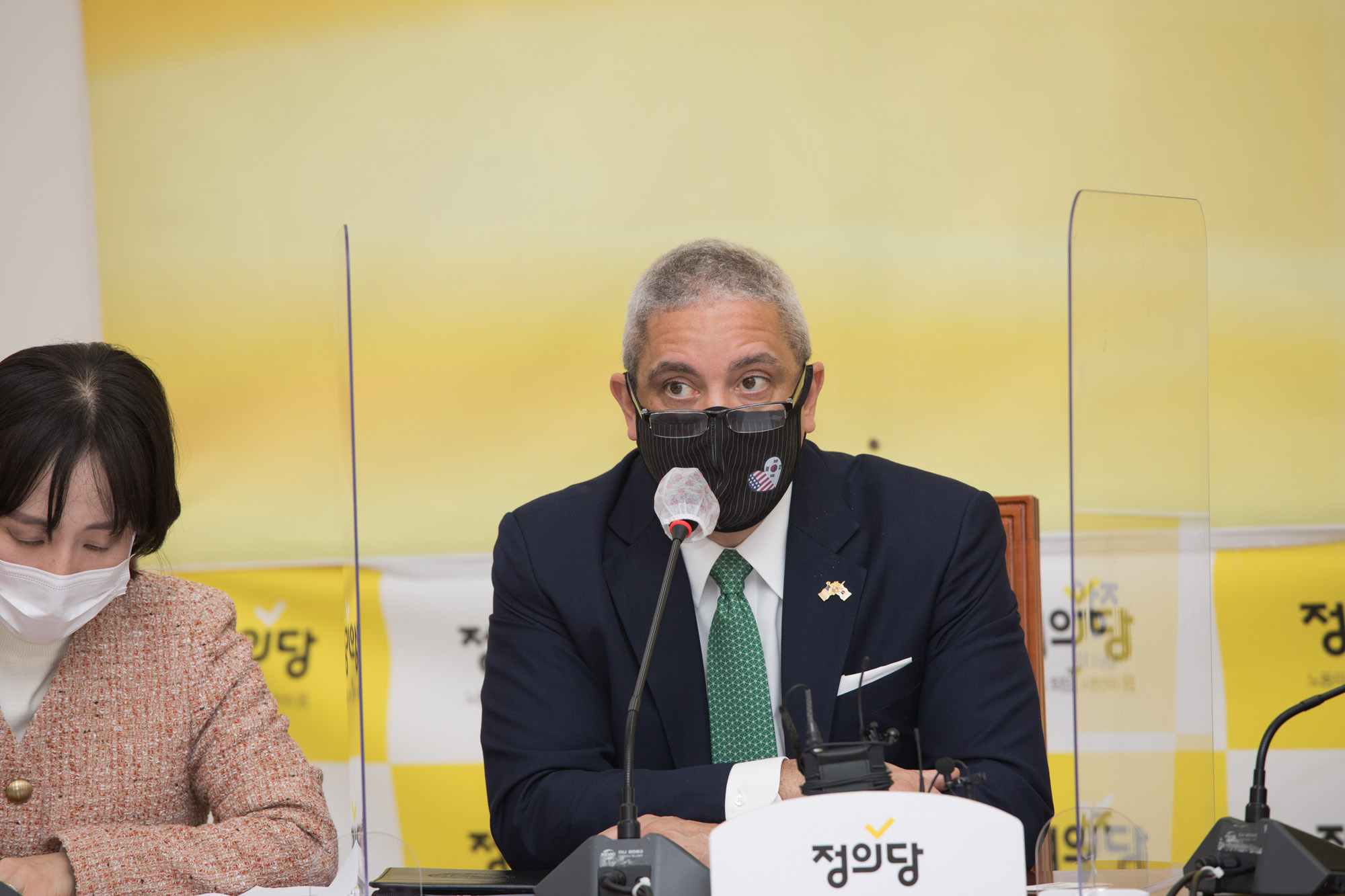 정치;정당;정의당;심상정;대선후보;미대사;크리스 코르소;Chris Del Corso