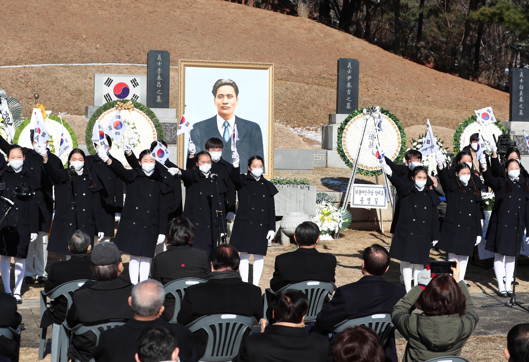 윤석열;이재명;심상정;대통령후보;대선후보;윤봉길추모식;윤봉실추도식