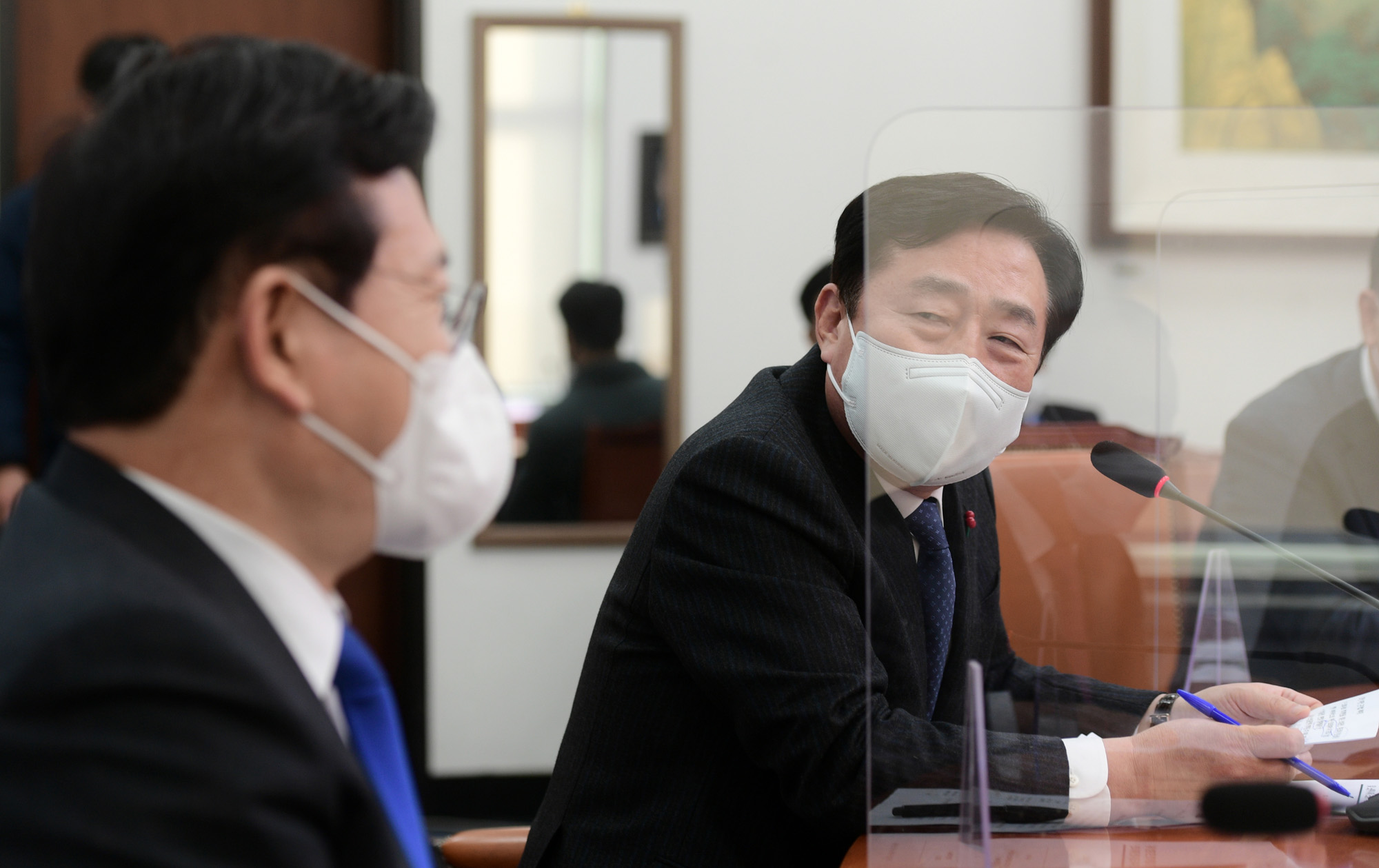 정치;더불어민주당;송영길;경총;중소기업중앙회;회장