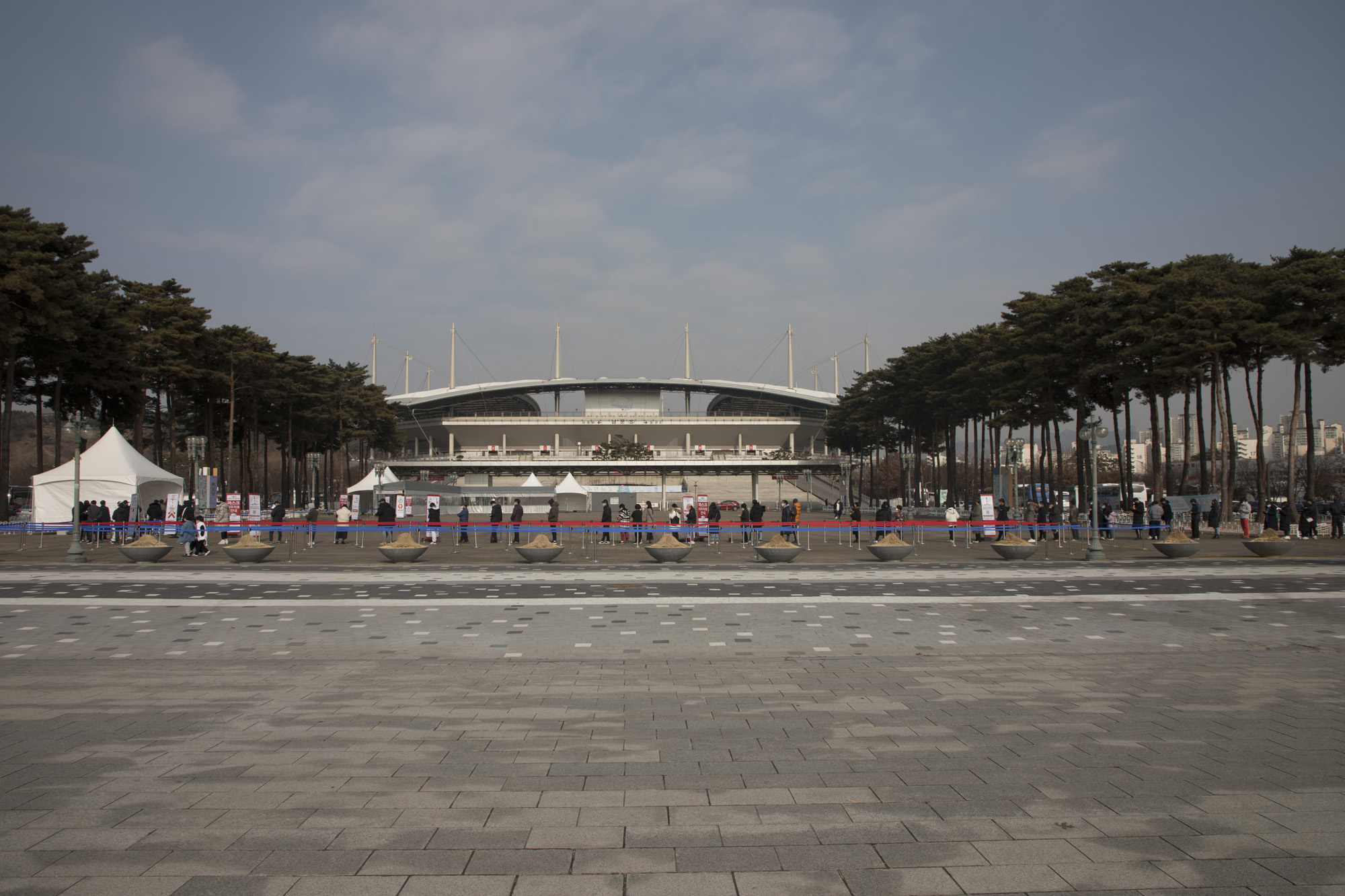 사회;세태;코로나19;선별진료소;월드컵공원