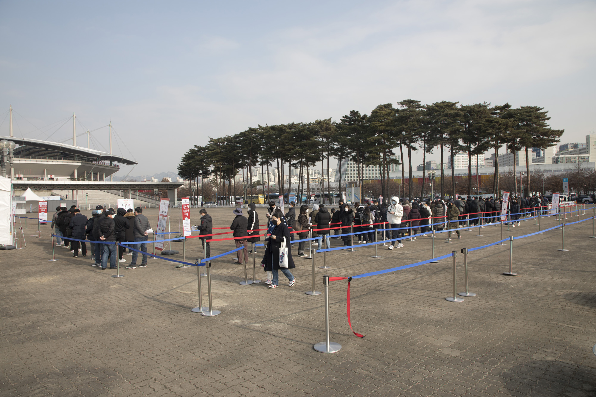 사회;세태;코로나19;선별진료소;월드컵공원