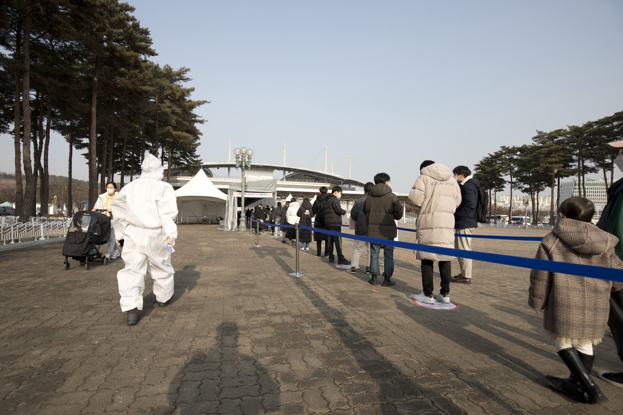 사회;세태;코로나19;선별진료소;월드컵공원