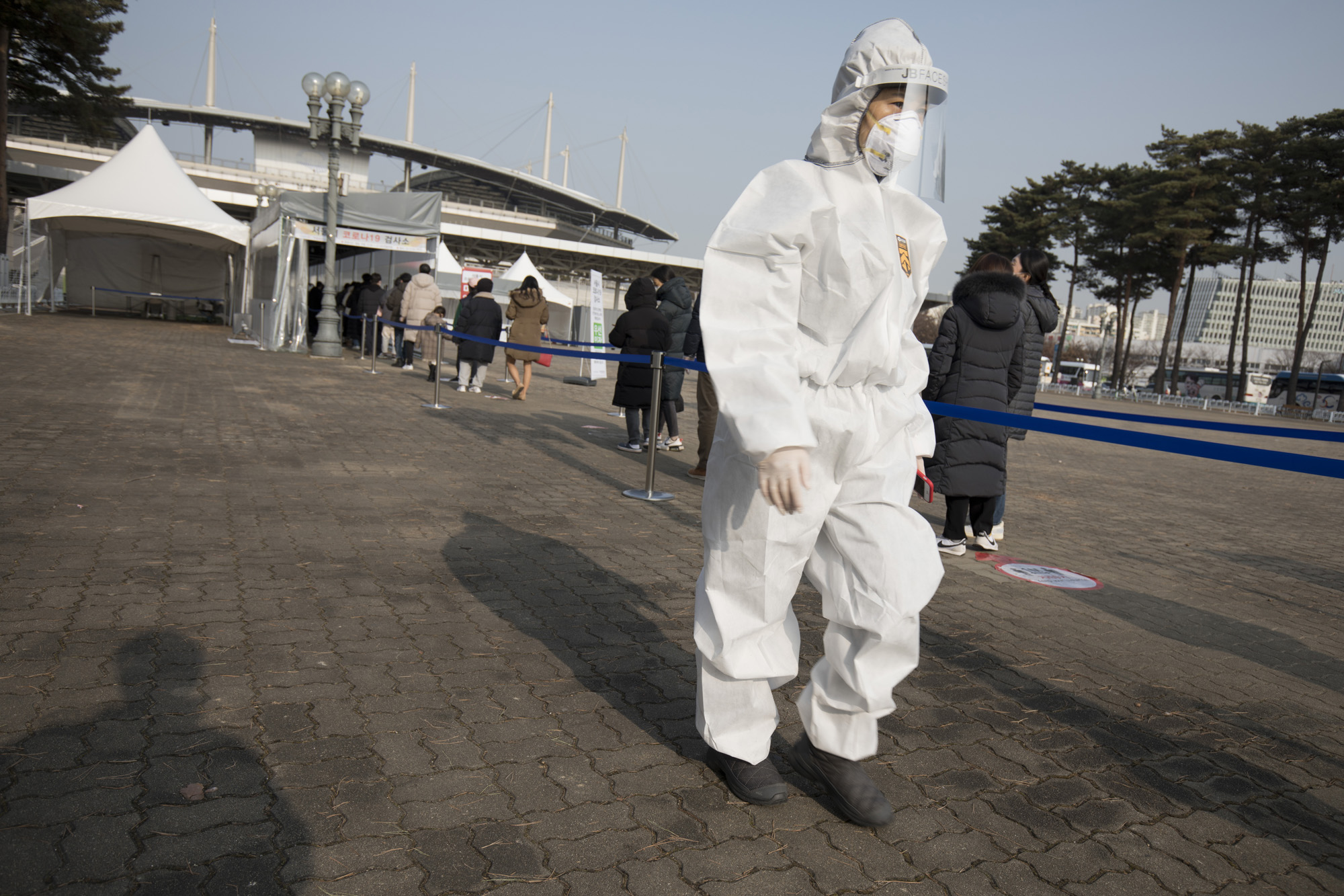 사회;세태;코로나19;선별진료소;월드컵공원