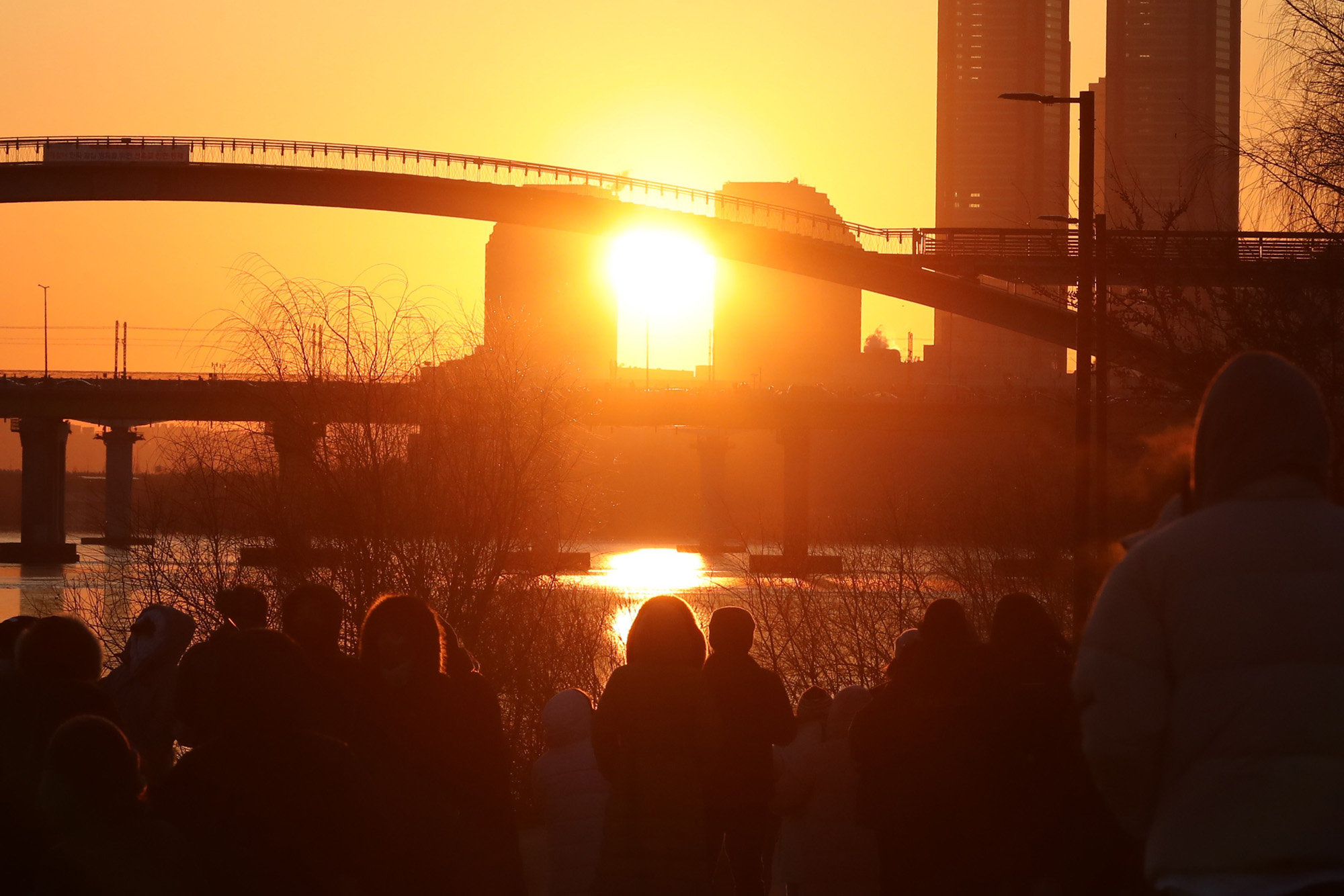 사회;해돋이;선유도 일출;선유교