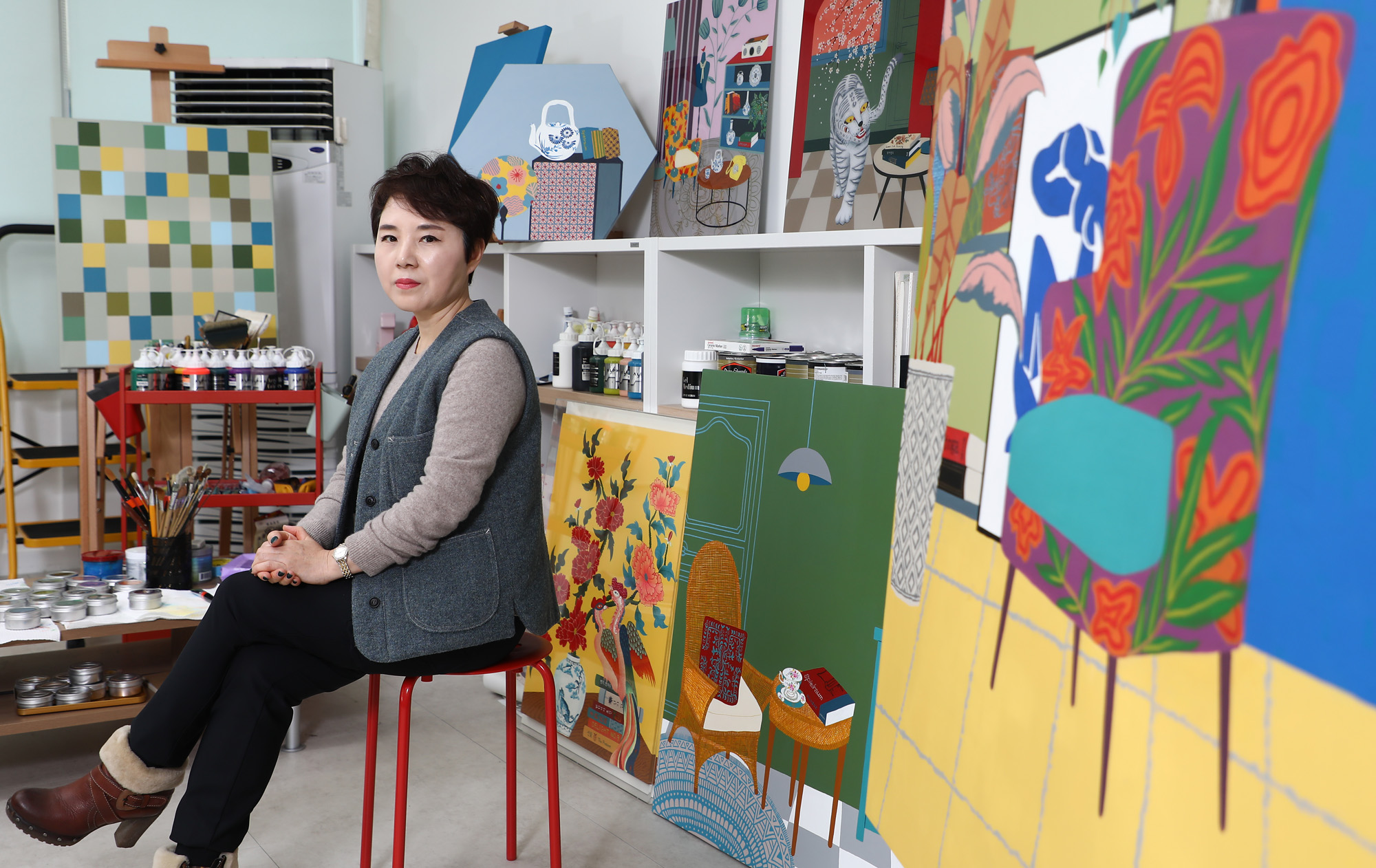 최서원;최서원작가;한국미술응원프로젝트;화가의방;그림;아티스트