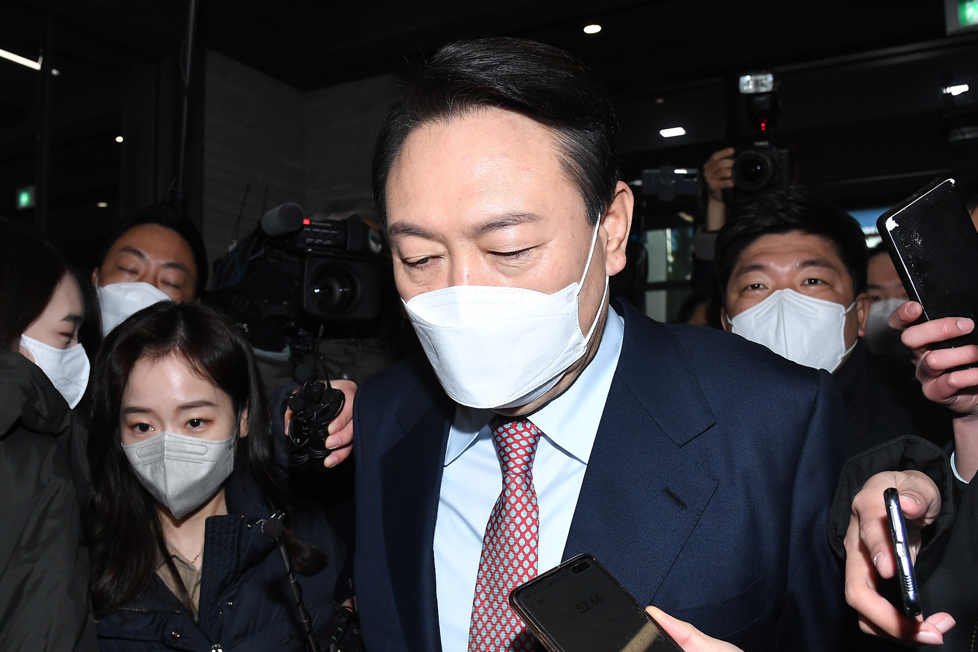 정치;정당;국민의힘;윤석열;대선후보;당사;출근