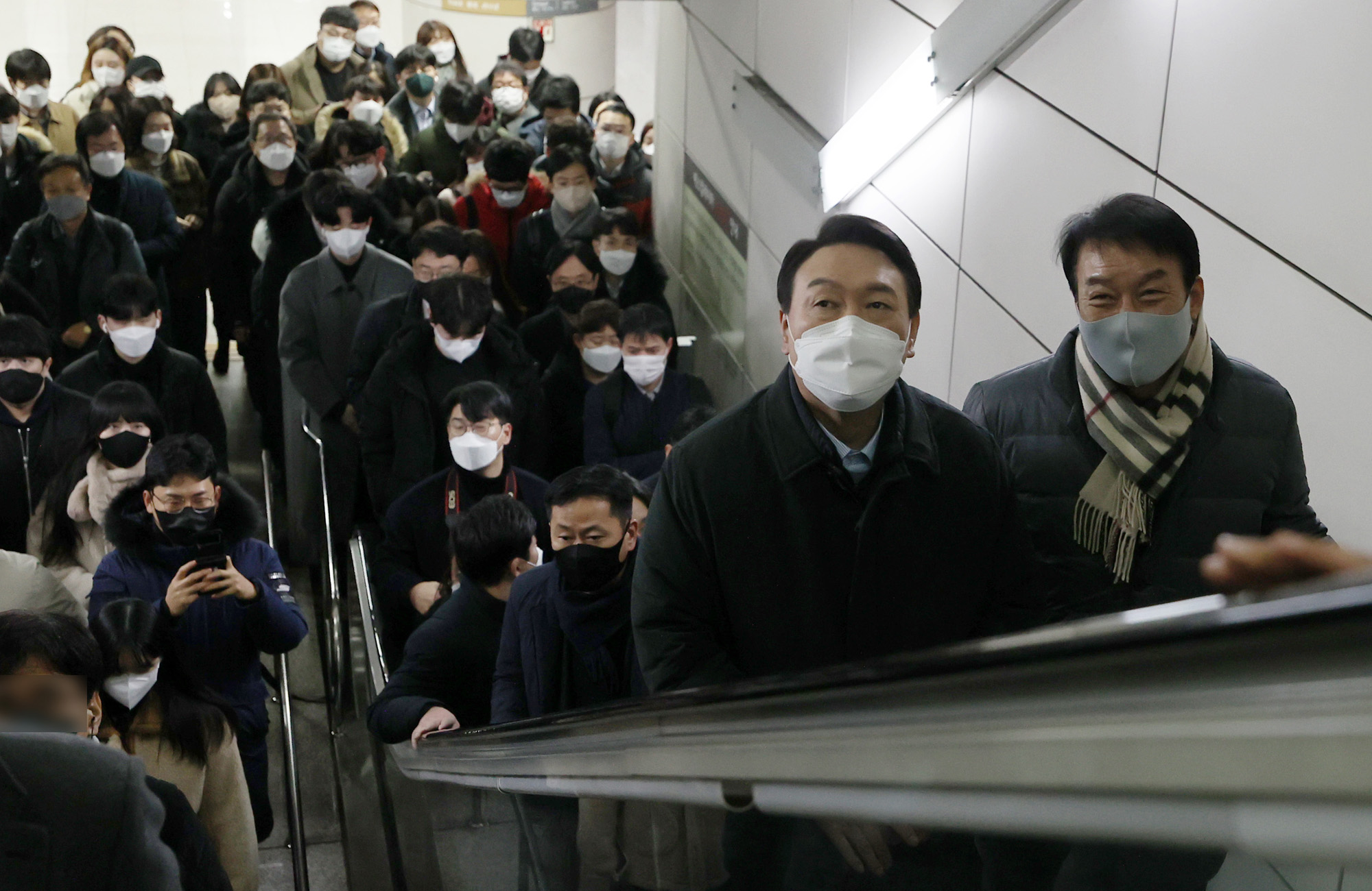 정치;국민의힘;윤석열;대선후보;지하철;지옥철;9호선