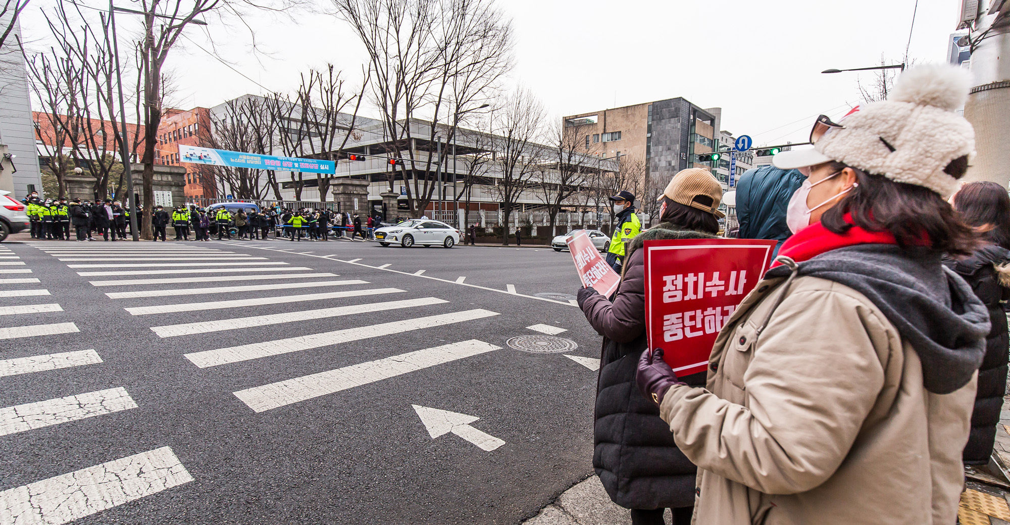 사회;집회;시위;김건희;김건희자수촉구대학생집회;한국대학생진보연합;아크로비스타