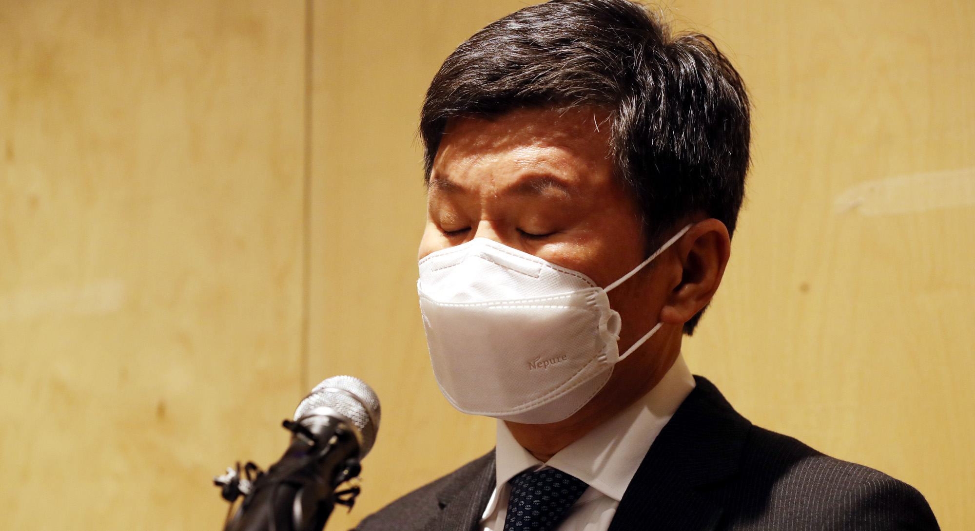 정몽규;정몽규사퇴;정몽규기자회견;현대산업개발회장;HDC회장사퇴