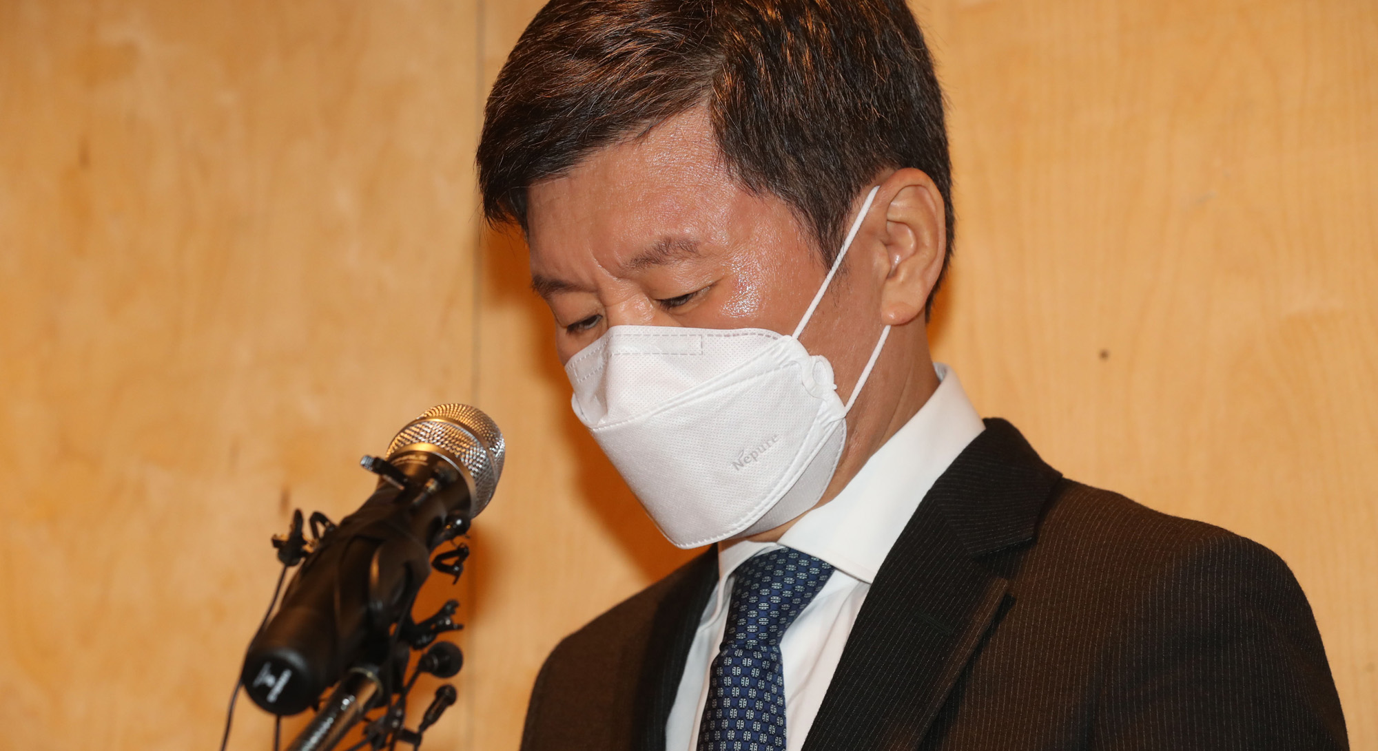 정몽규;정몽규사퇴;정몽규기자회견;현대산업개발회장;HDC회장사퇴