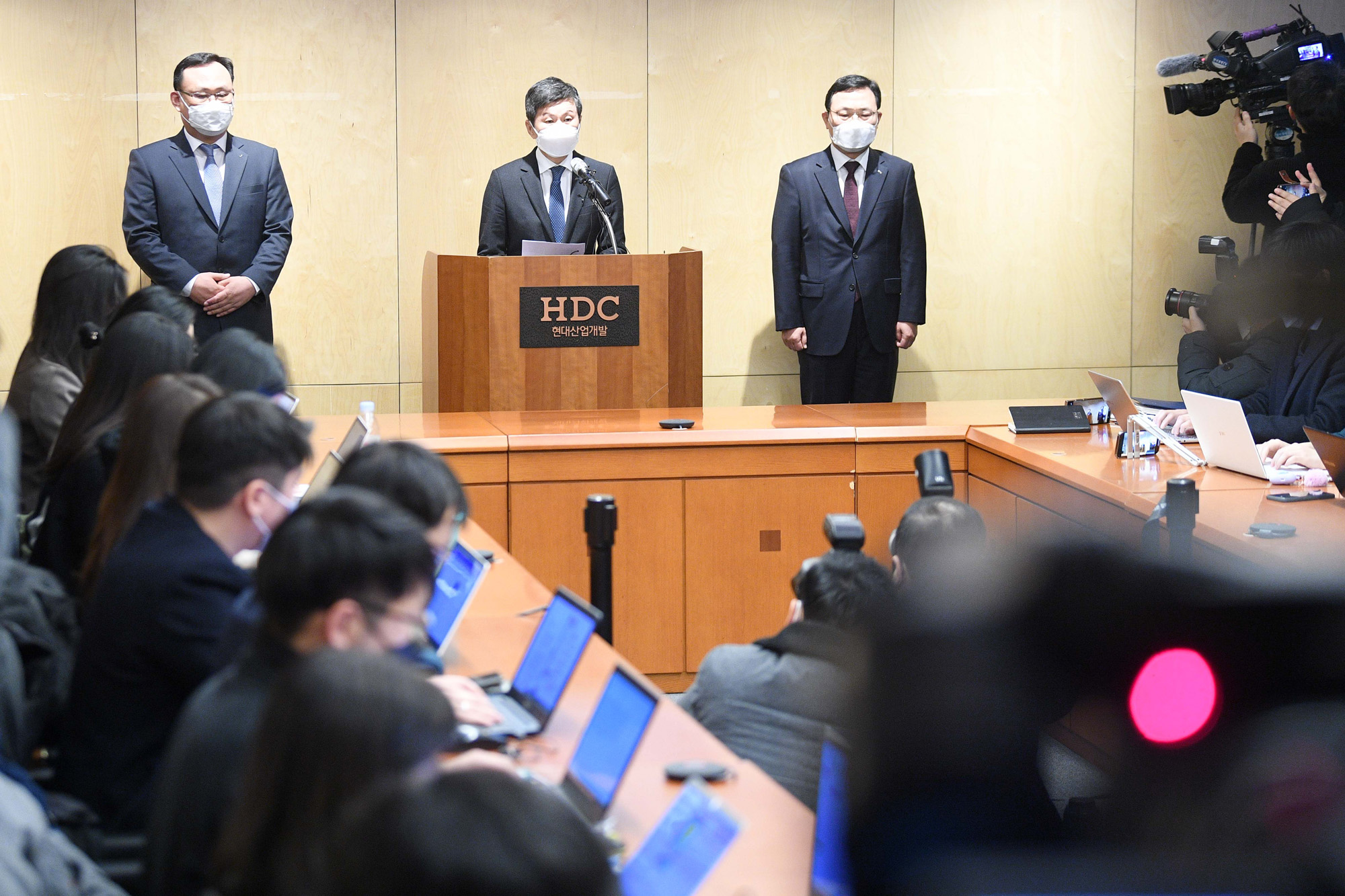 정몽규;정몽규사퇴;정몽규기자회견;현대산업개발회장;HDC회장사퇴