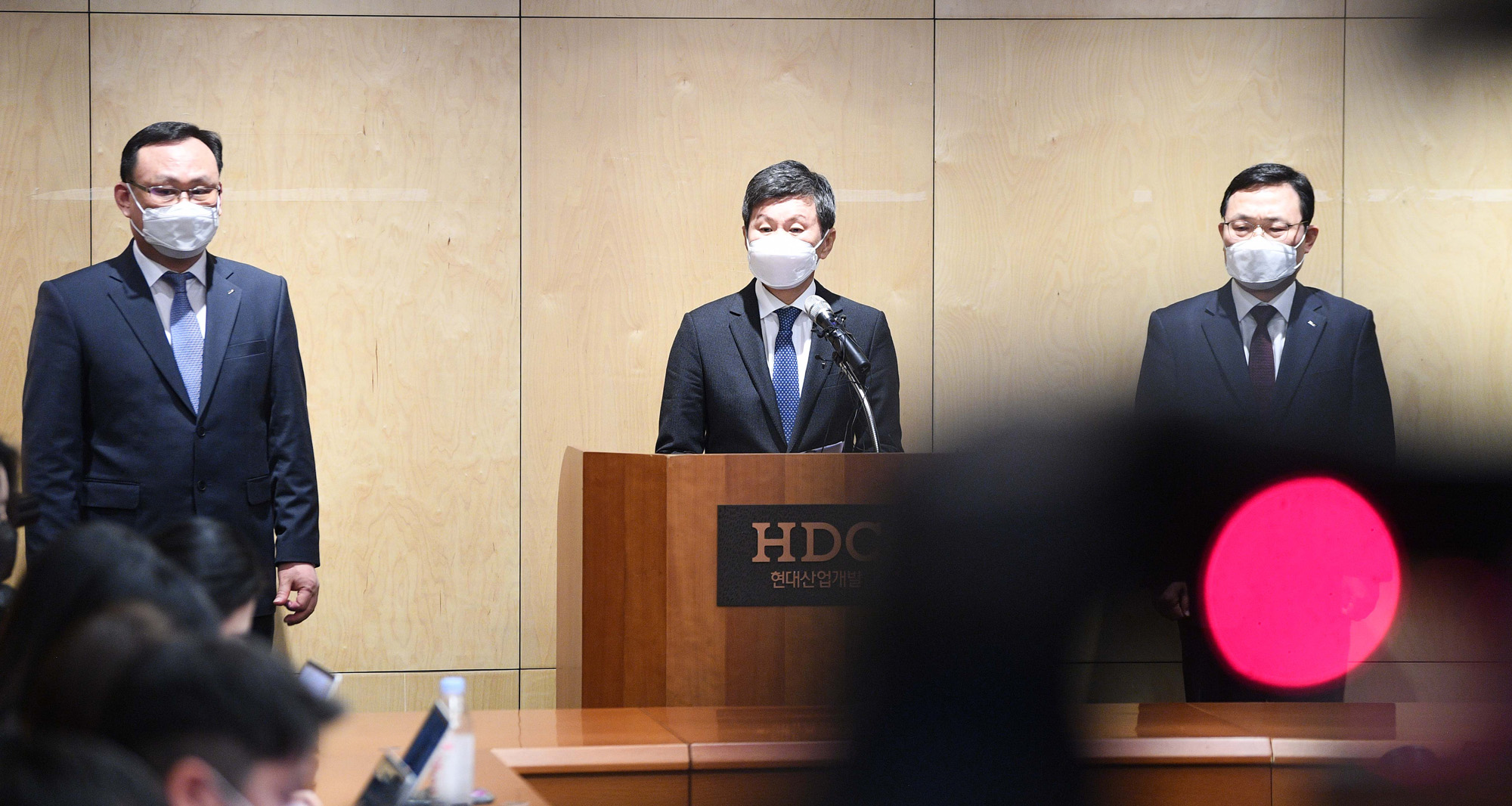 정몽규;정몽규사퇴;정몽규기자회견;현대산업개발회장;HDC회장사퇴