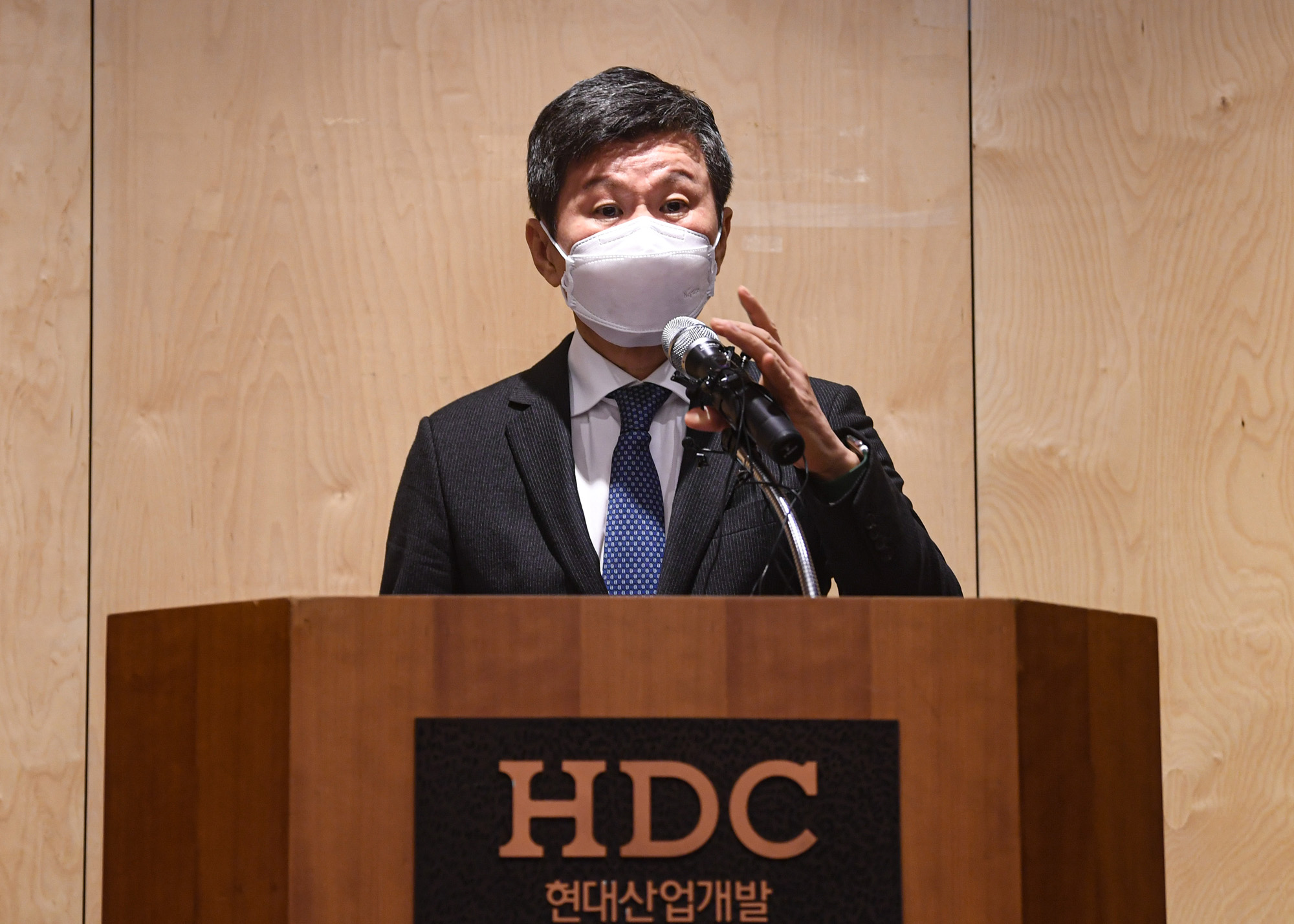 정몽규;정몽규사퇴;정몽규기자회견;현대산업개발;HDC