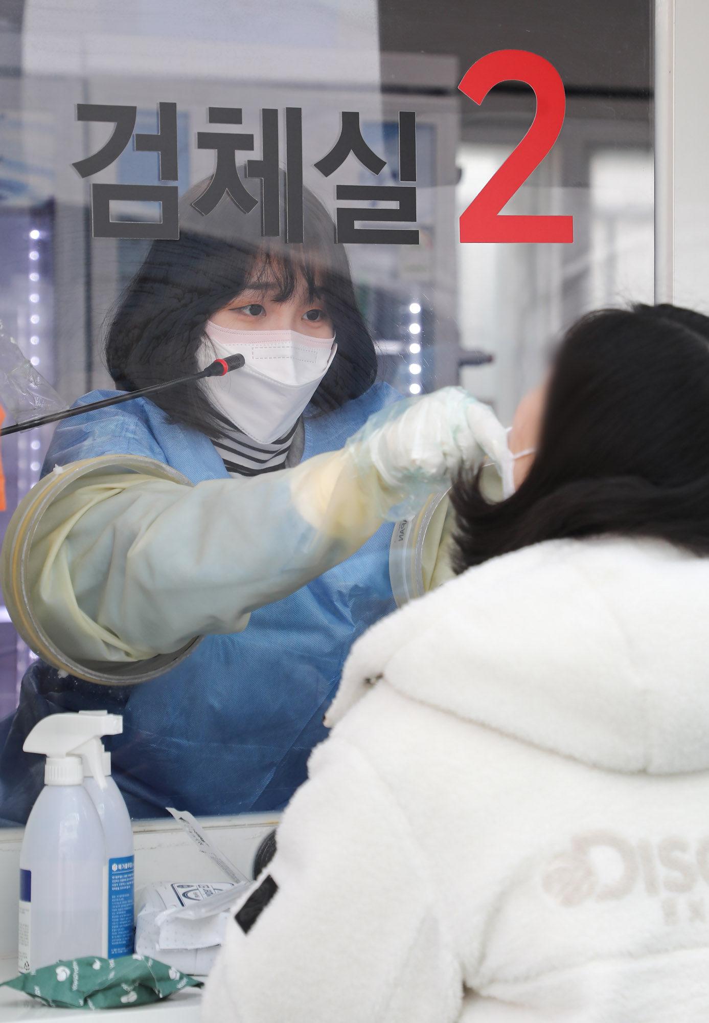 오미크론;강남역임시선별검사소;임시선별진료소;코로나19검사