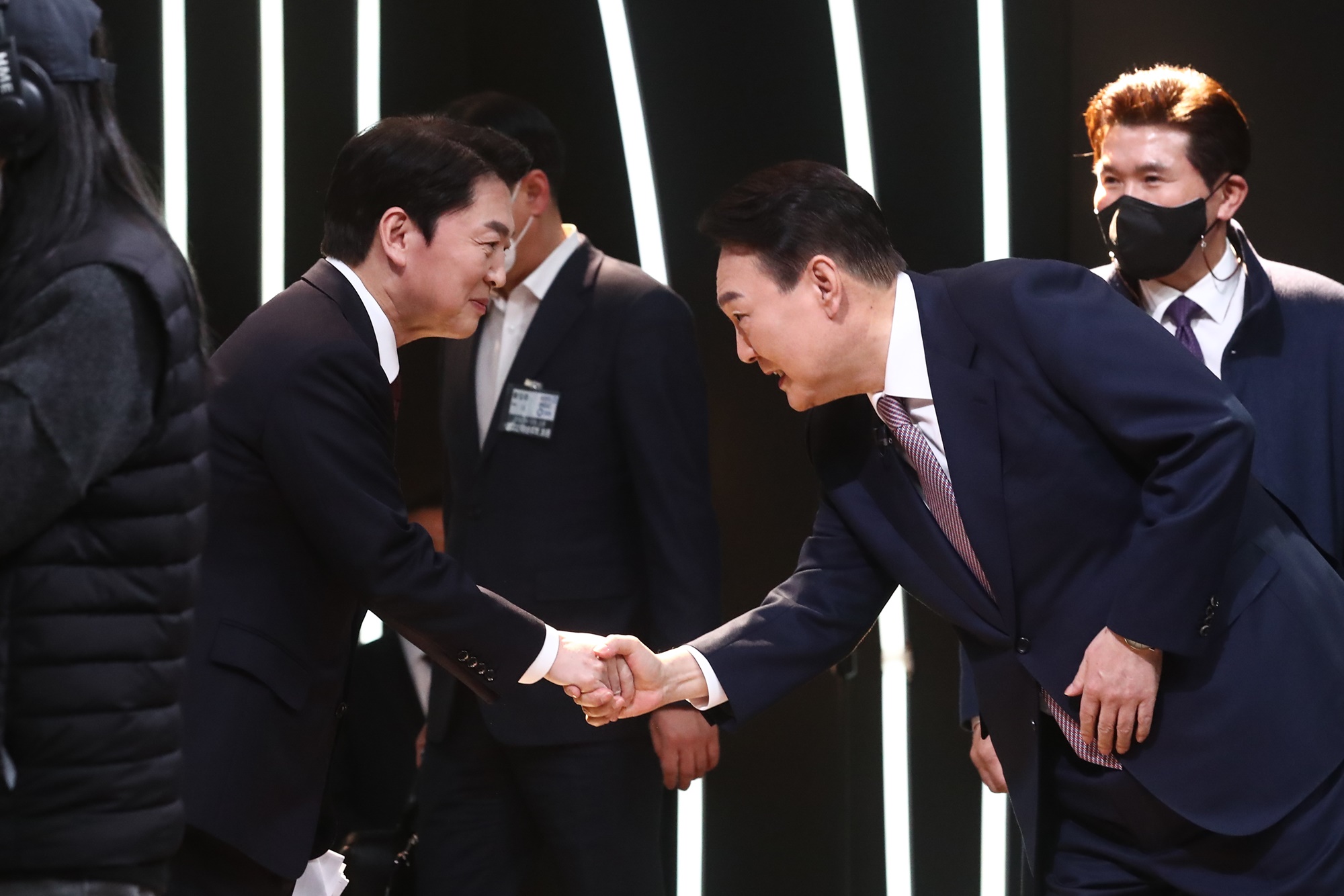 정치;국회;대선후보토론회;지상파합동초청대선후보토론회;대선후보TV토론;윤석열;이재명;심상정;안철수