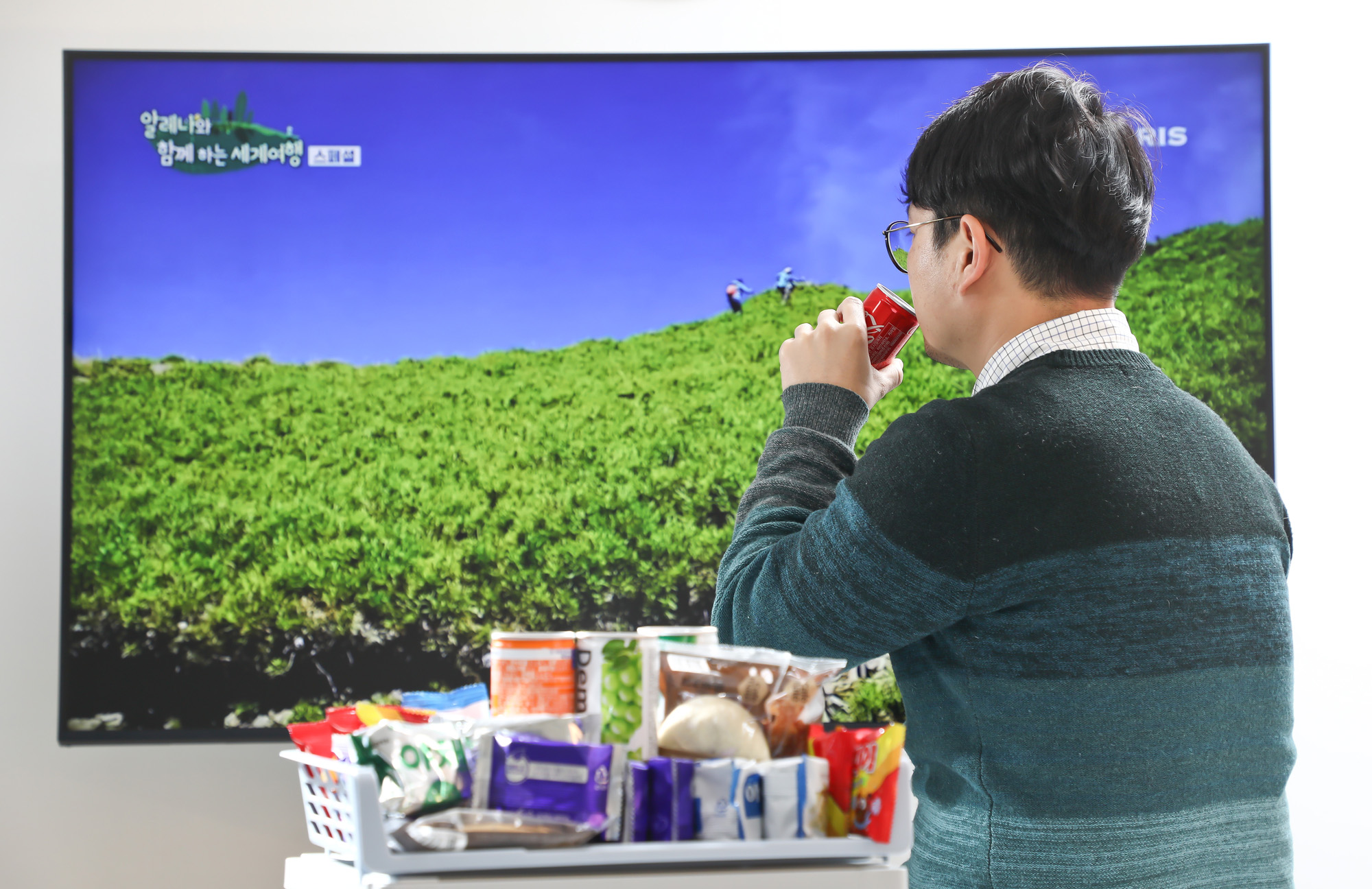 콜레스테롤 HDL TV 빵 과자 음료