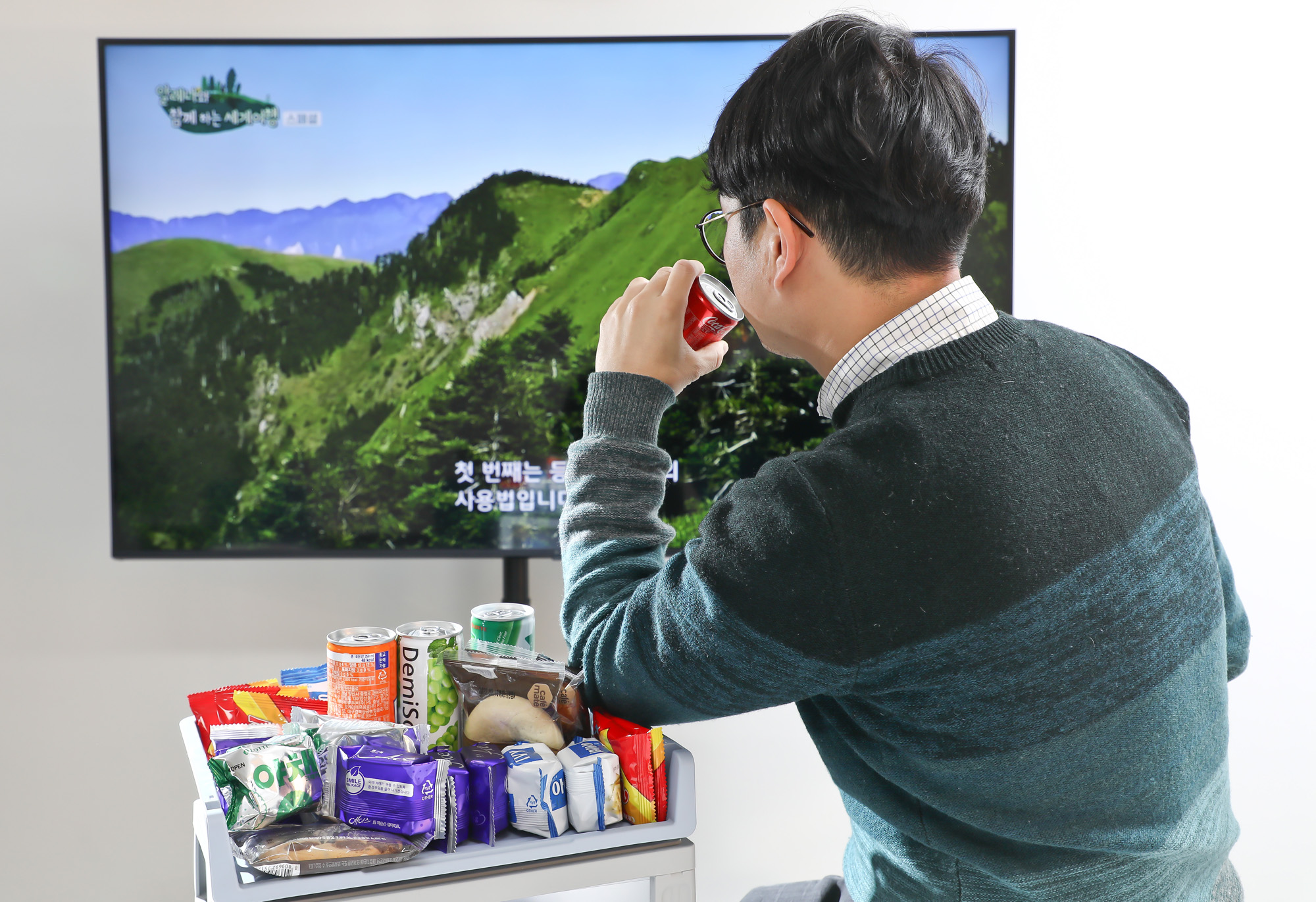 콜레스테롤 HDL TV 빵 과자 음료