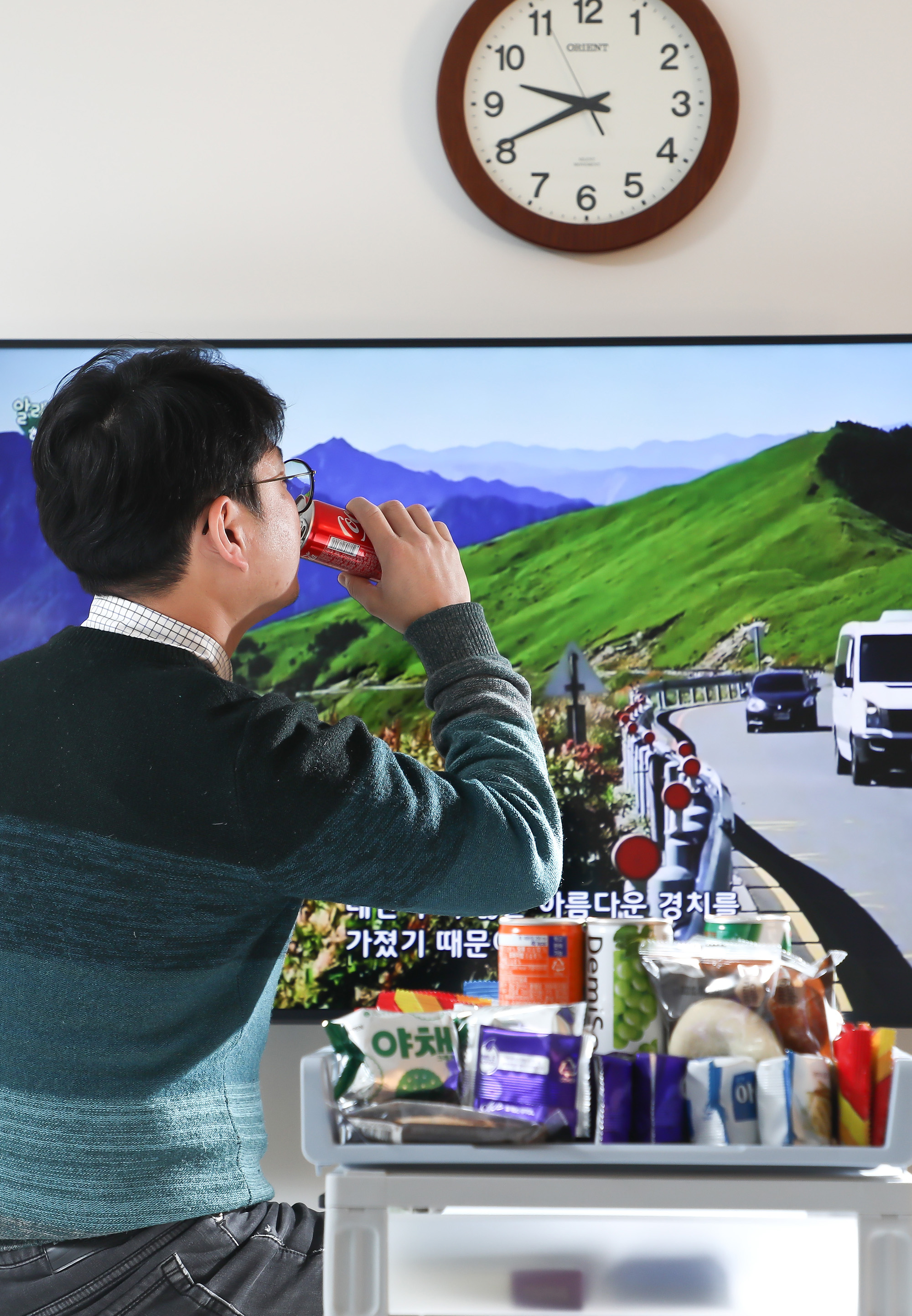 콜레스테롤 HDL TV 빵 과자 음료