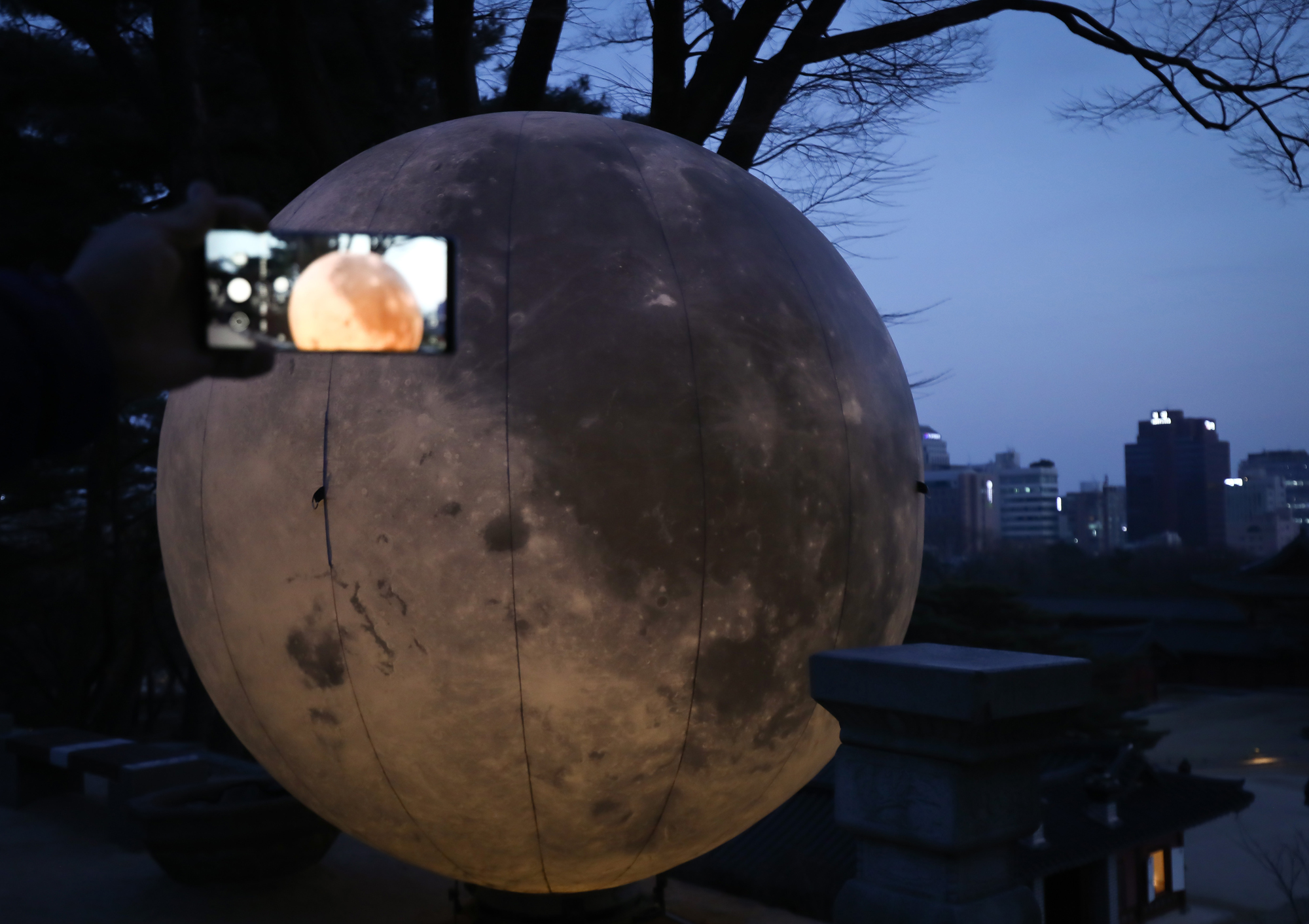 궁궐;보름달 창경궁 대보름