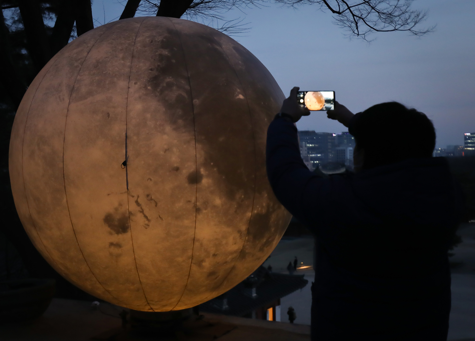궁궐;보름달 창경궁 대보름