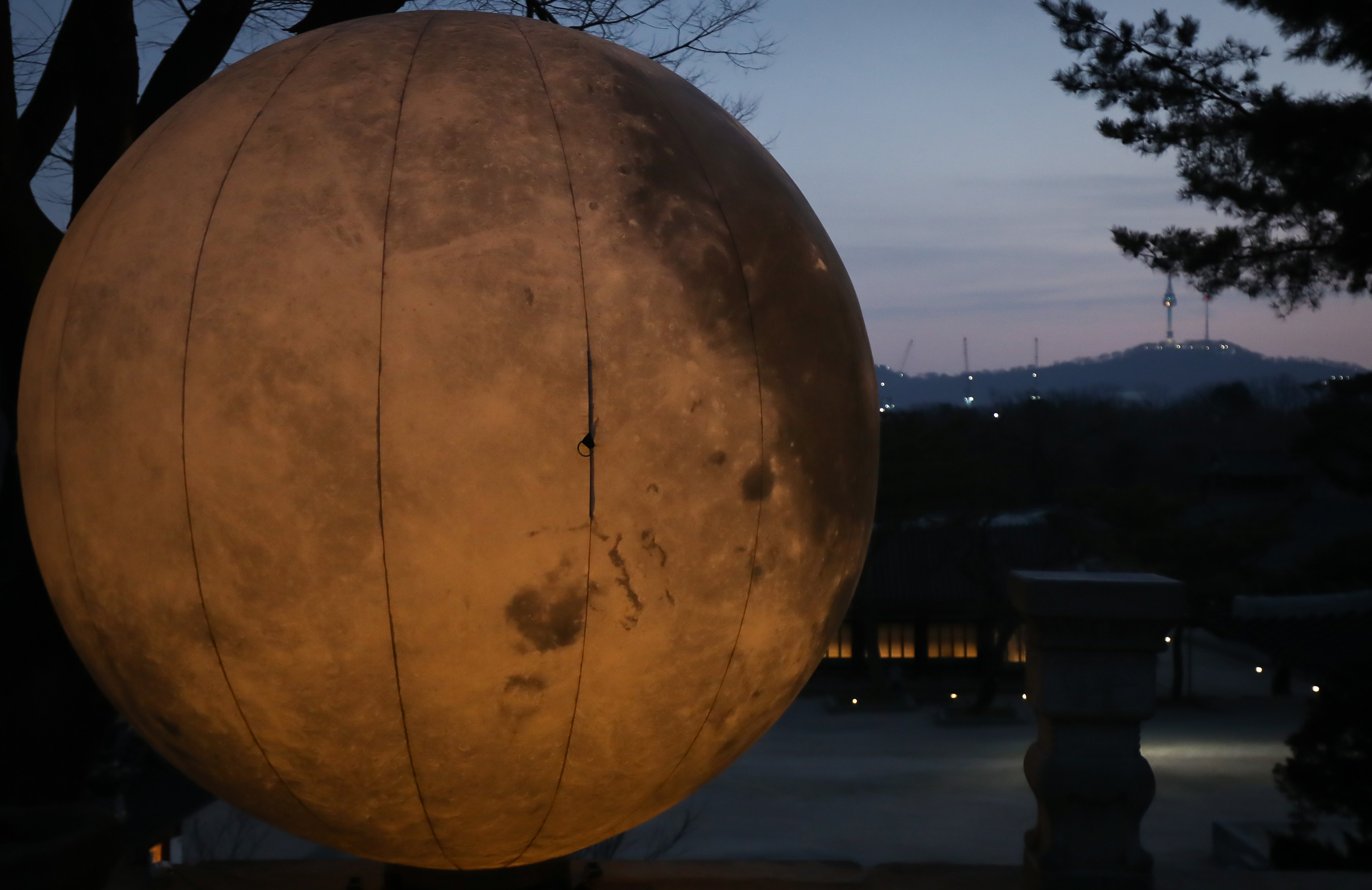 궁궐;보름달 창경궁 대보름