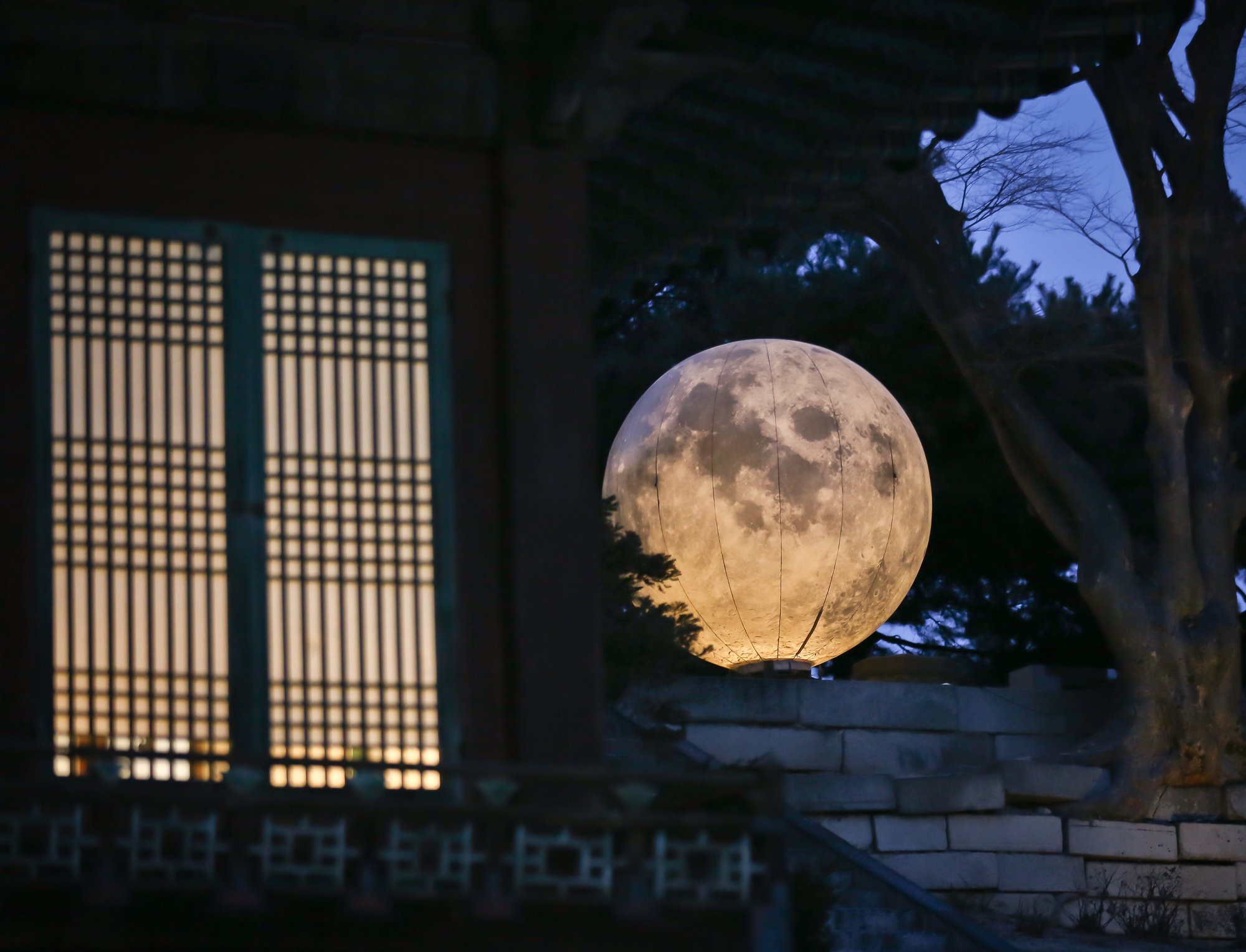 궁궐;보름달 창경궁 대보름