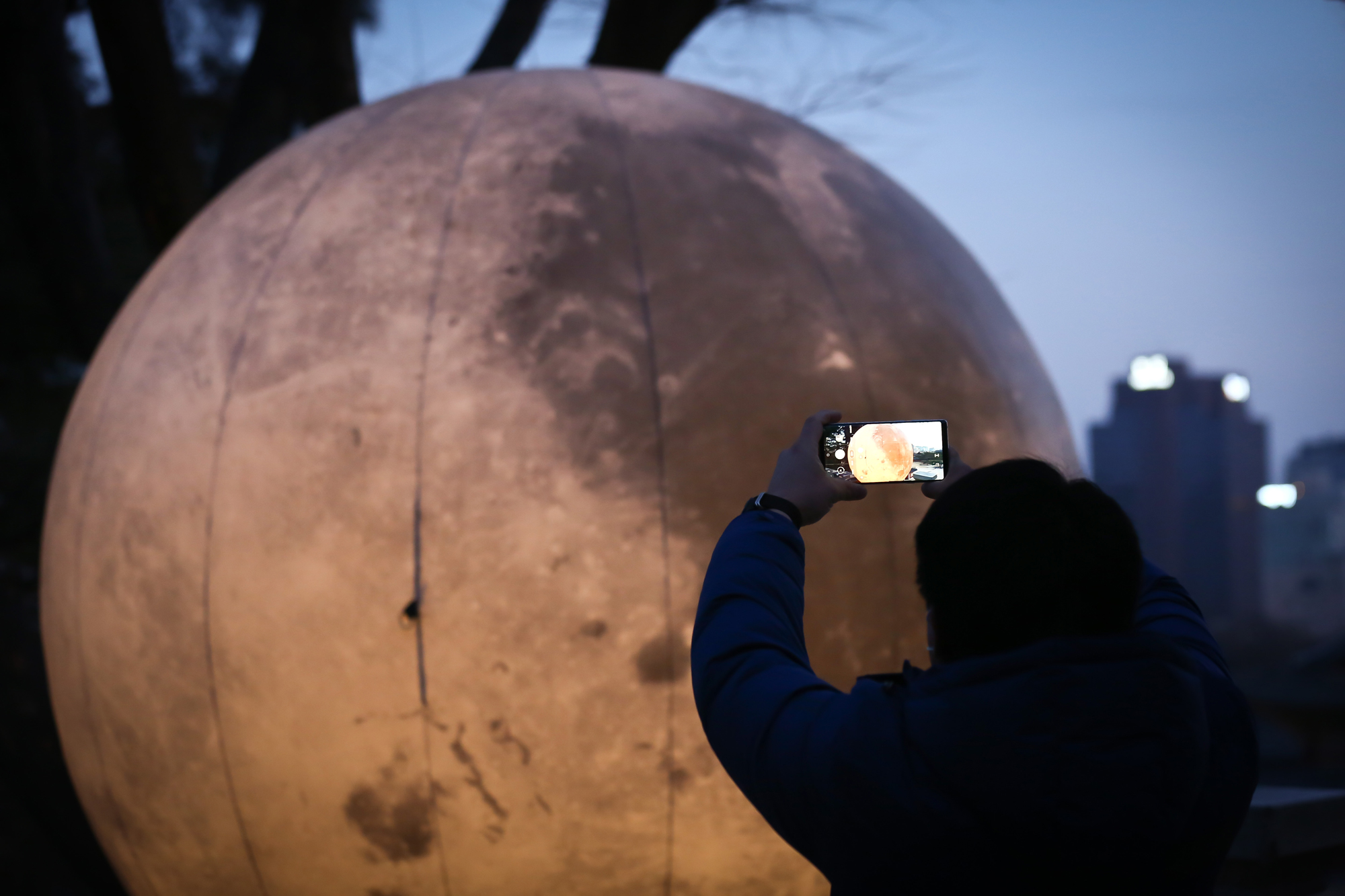 궁궐;보름달 창경궁 대보름