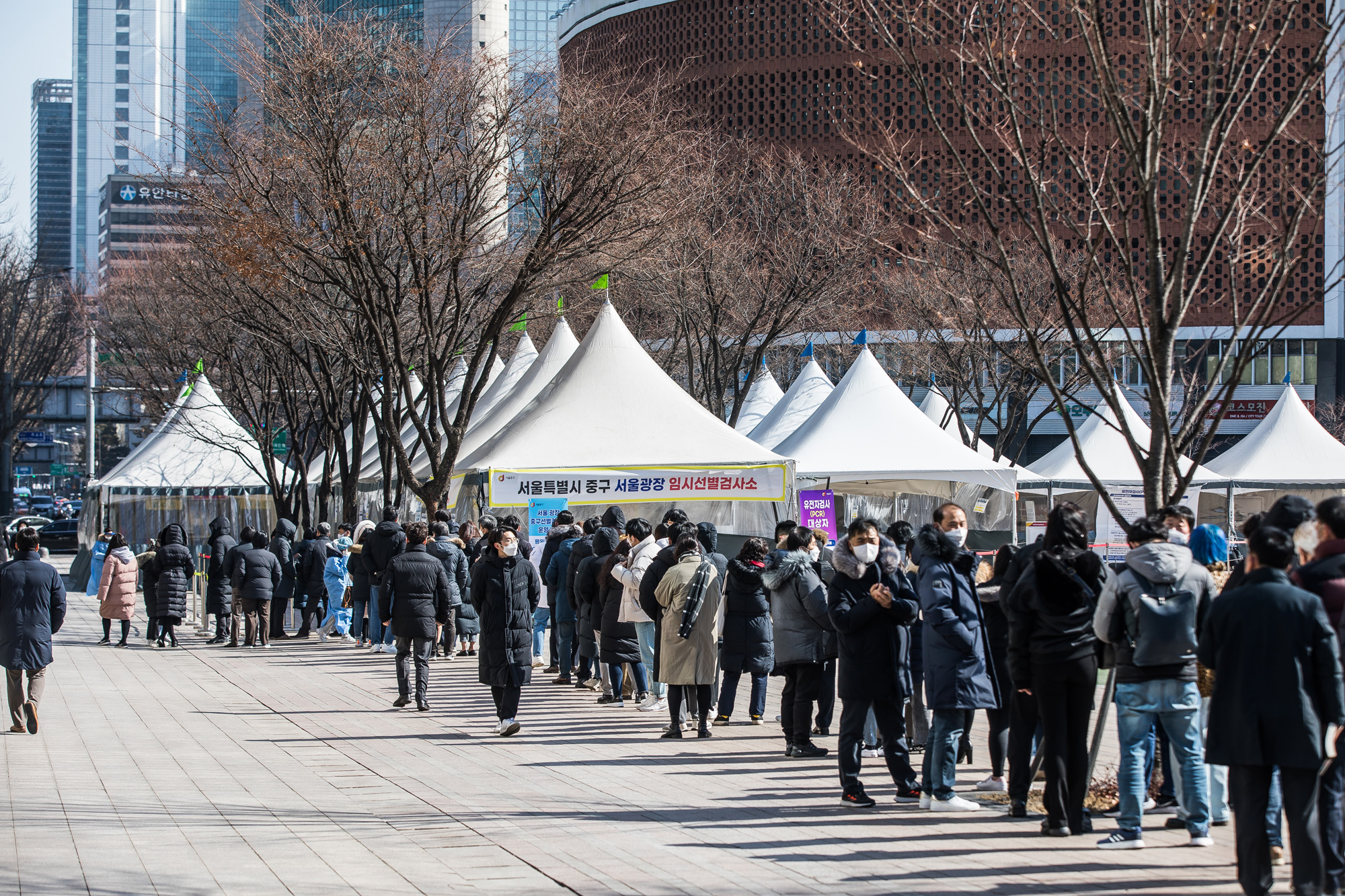 사회;건강;질병;전염병;코로나19;신종코로나바이러스감염증;오미크론변이;코로나대유행;코로나임시선별검사소;신속항원검사