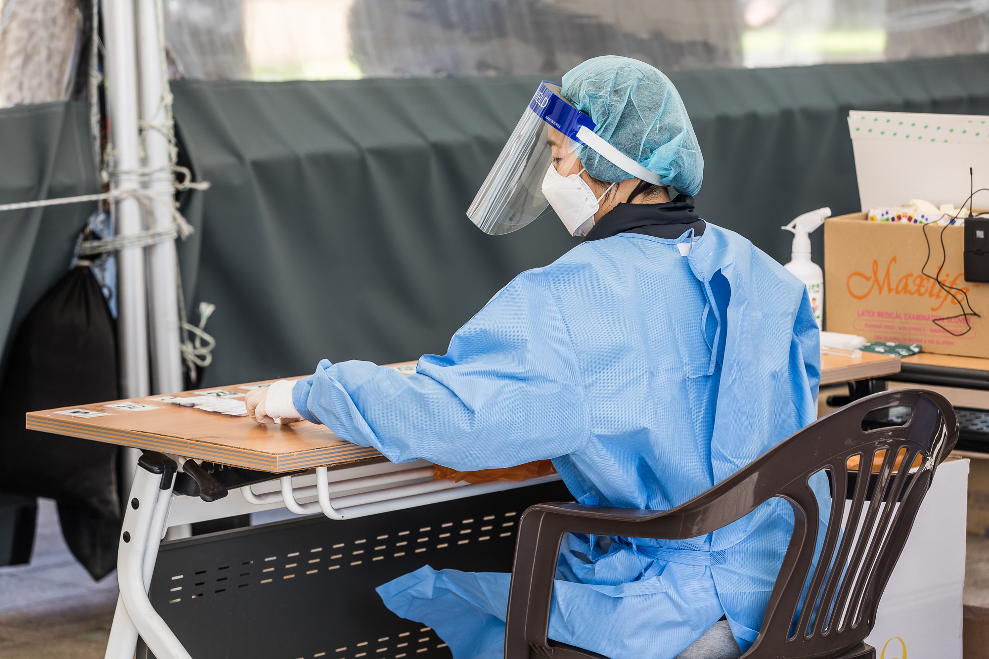 사회;건강;질병;전염병;코로나19;신종코로나바이러스감염증;오미크론변이;코로나대유행;코로나임시선별검사소;신속항원검사