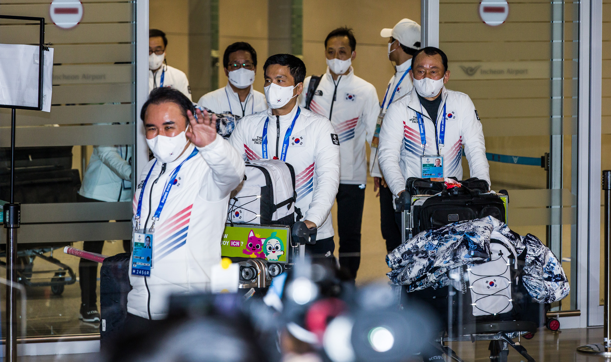 스포츠;국제스포츠;동계올림픽;2022베이징동계올림픽;동계올림픽한국선수단귀국