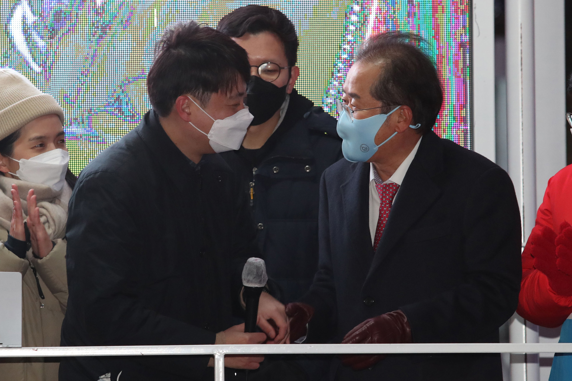 정치;국민의힘;이준석;홍준표;홍대거리;유세