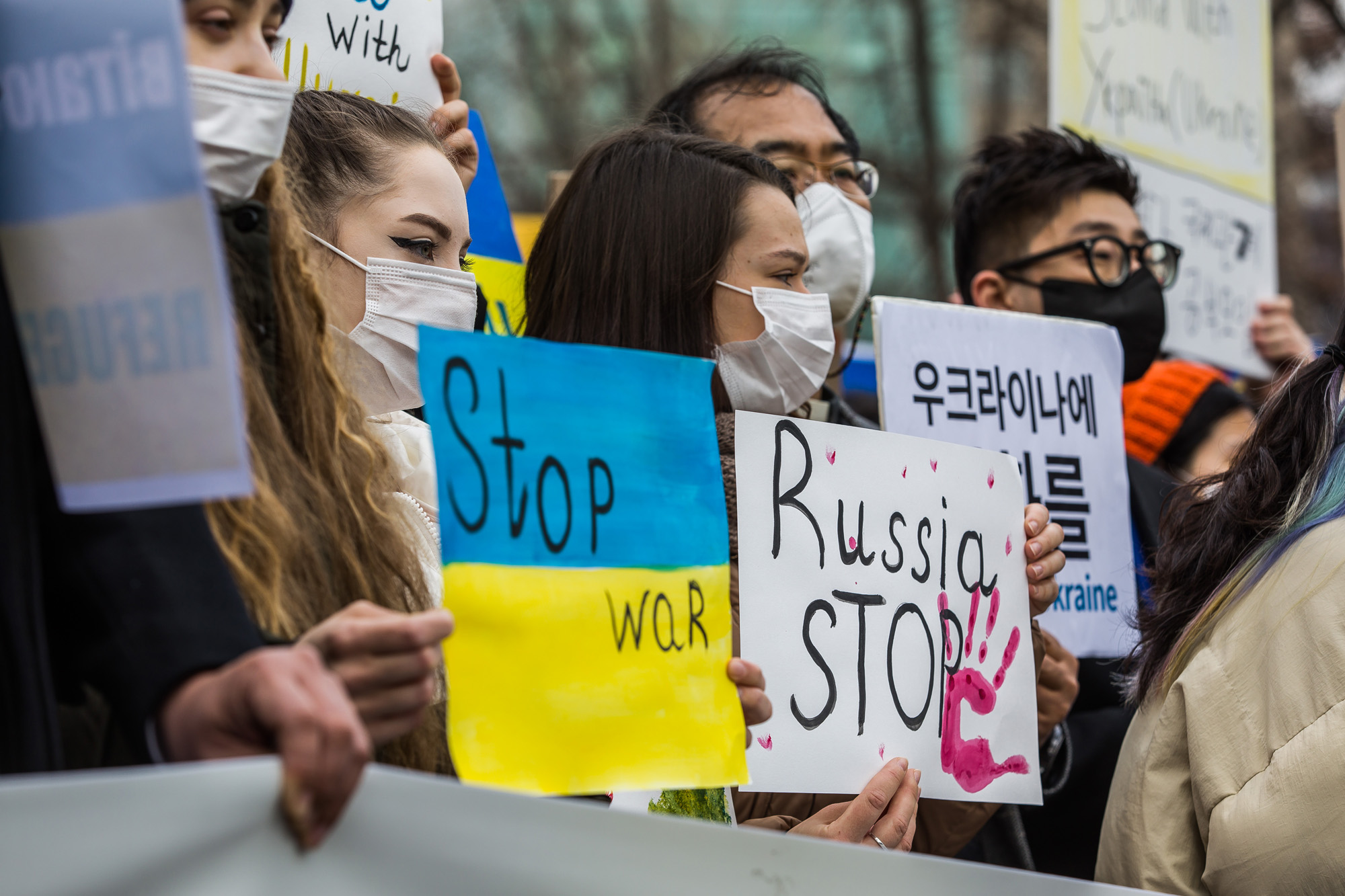 사회;국제;러시아;우크라이나;우크라이나전쟁;주한러시아대사관;러시아우크라이나전쟁반대기자회견